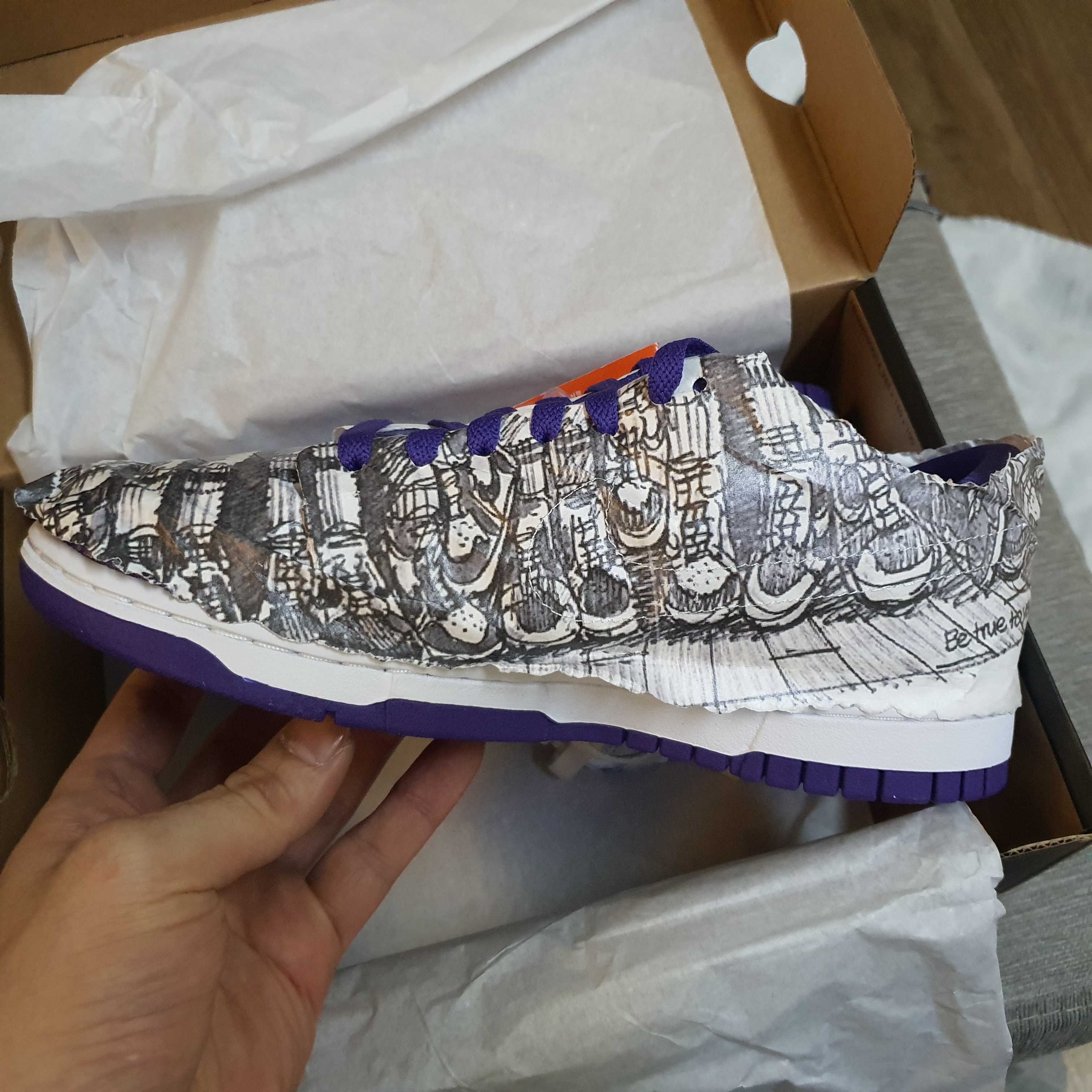 (W) Nike Dunk Low SE Flip 착용 스타일 - 2
