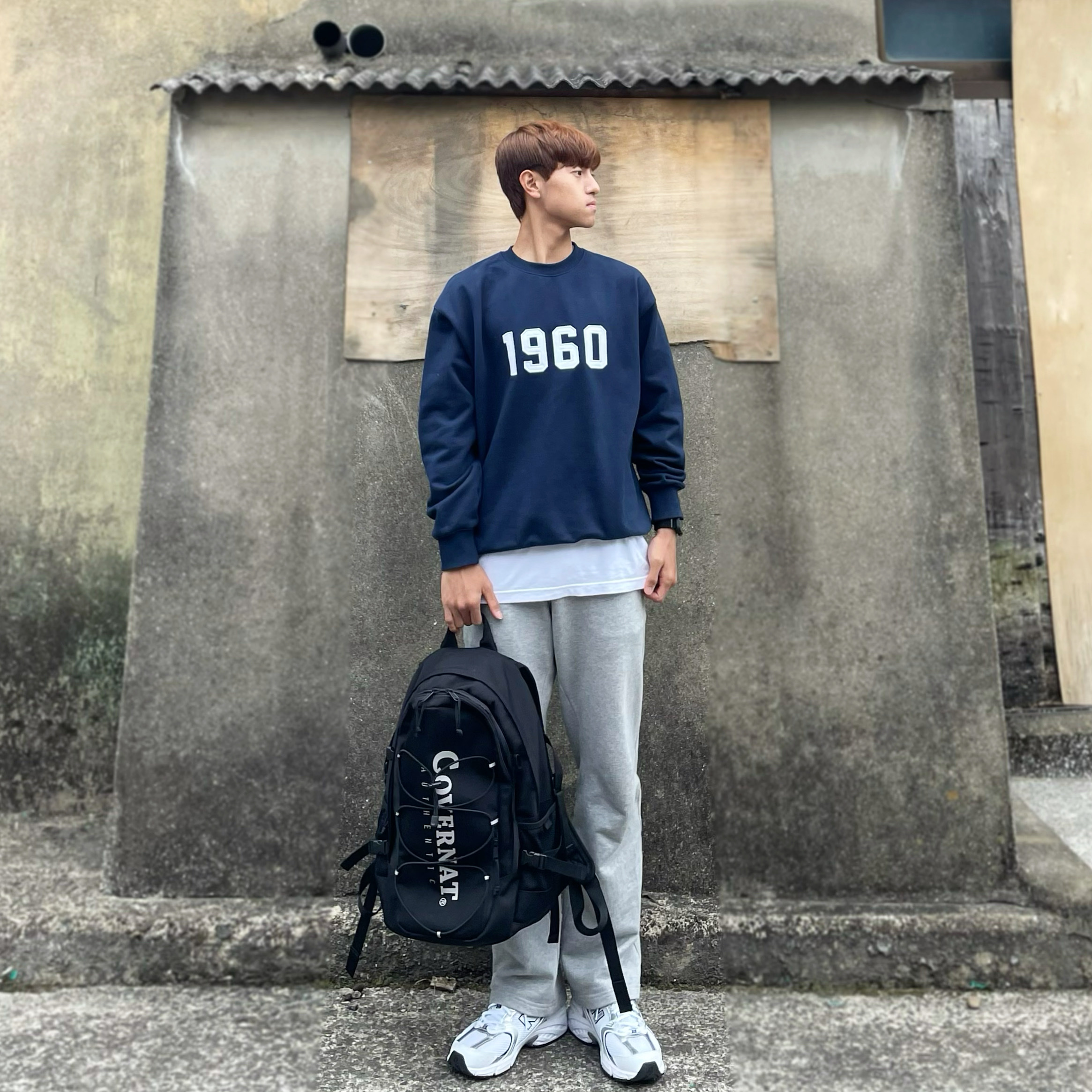 New Balance 530 White 착용 스타일
