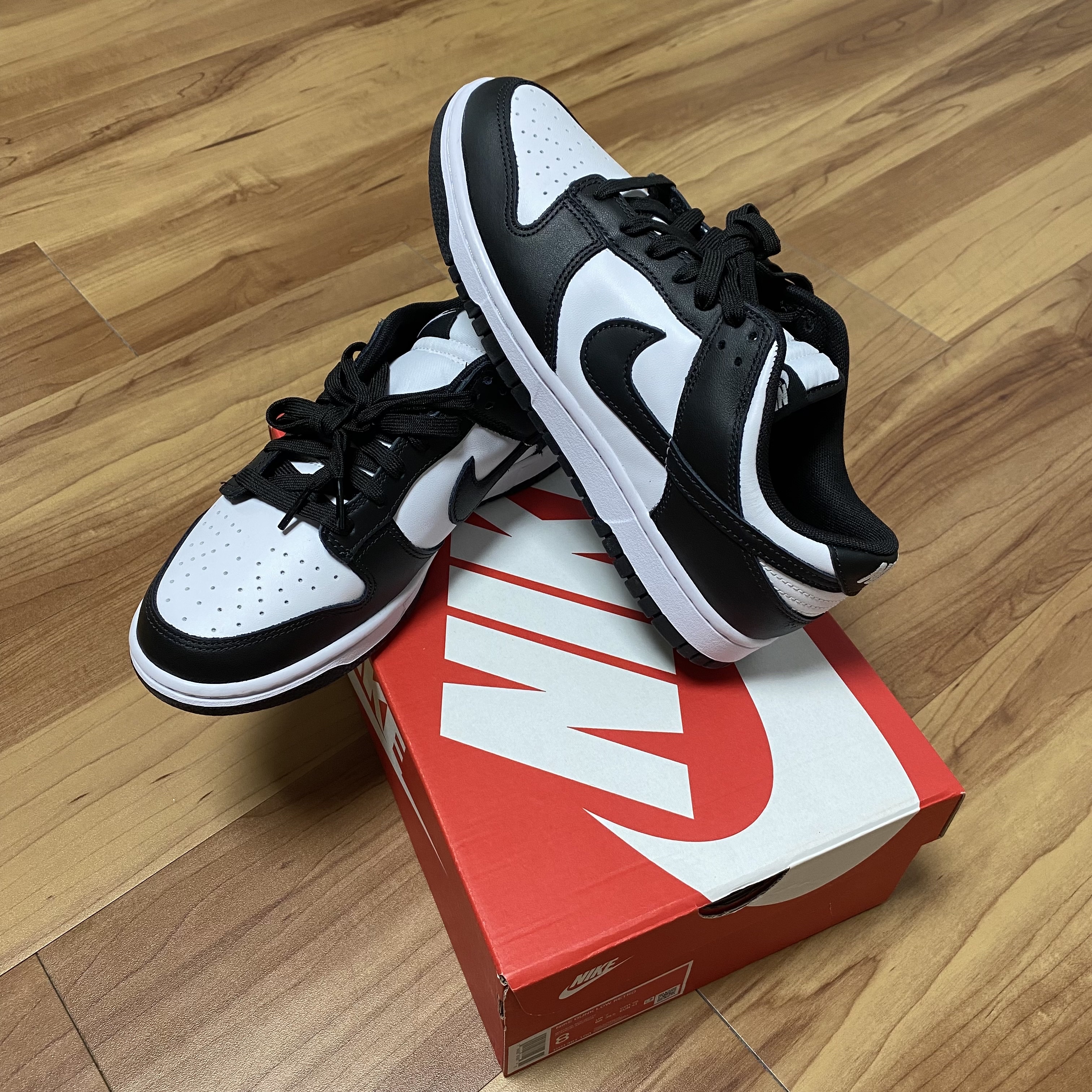 Nike Dunk Low Retro Black 착용 스타일 - 1