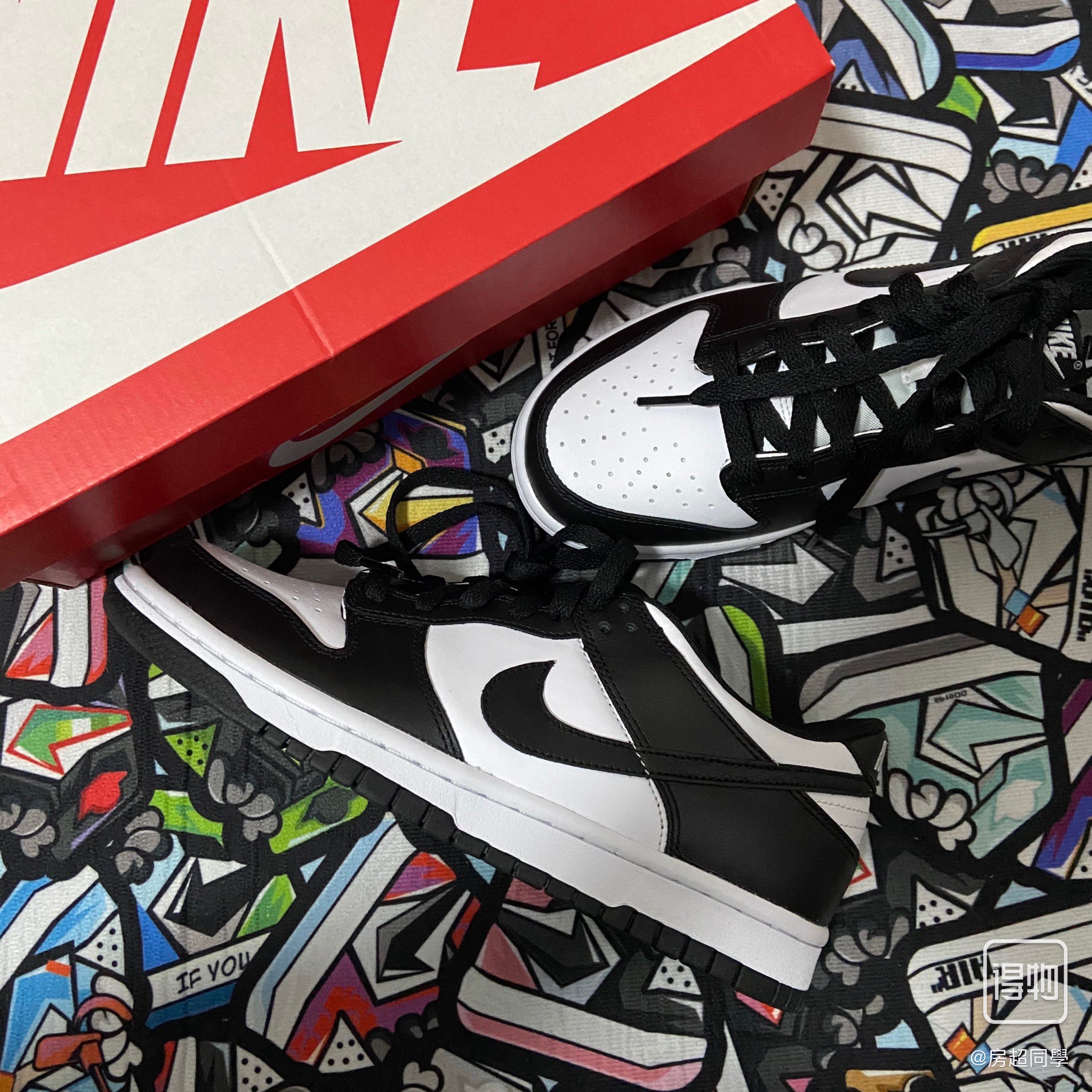 Nike Dunk Low Retro Black 착용 스타일 - 1