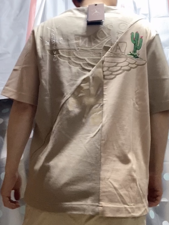 Jordan x Travis Scott S/S Top - Asia 착용 스타일