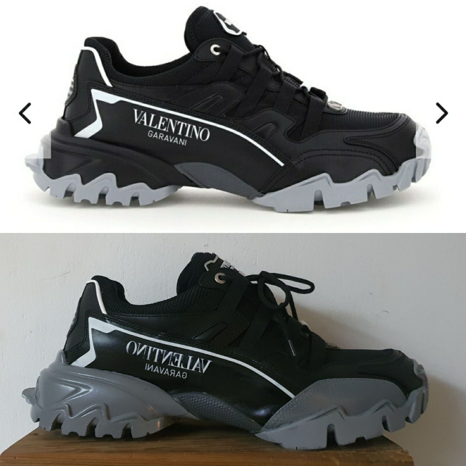 Valentino Climbers Sneakers Black 착용 스타일