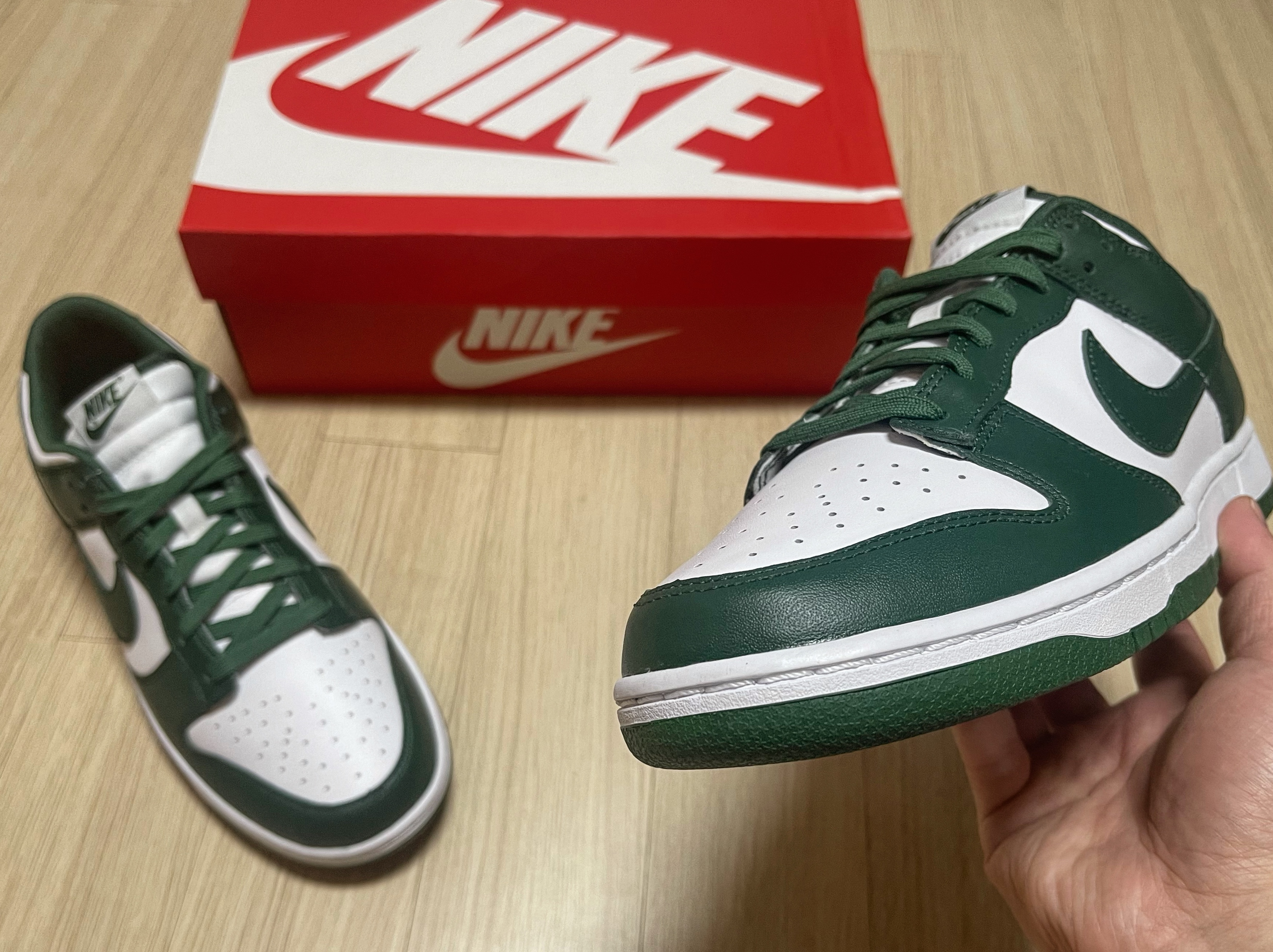 Nike Dunk Low Retro Varsity Green 착용 스타일 - 5