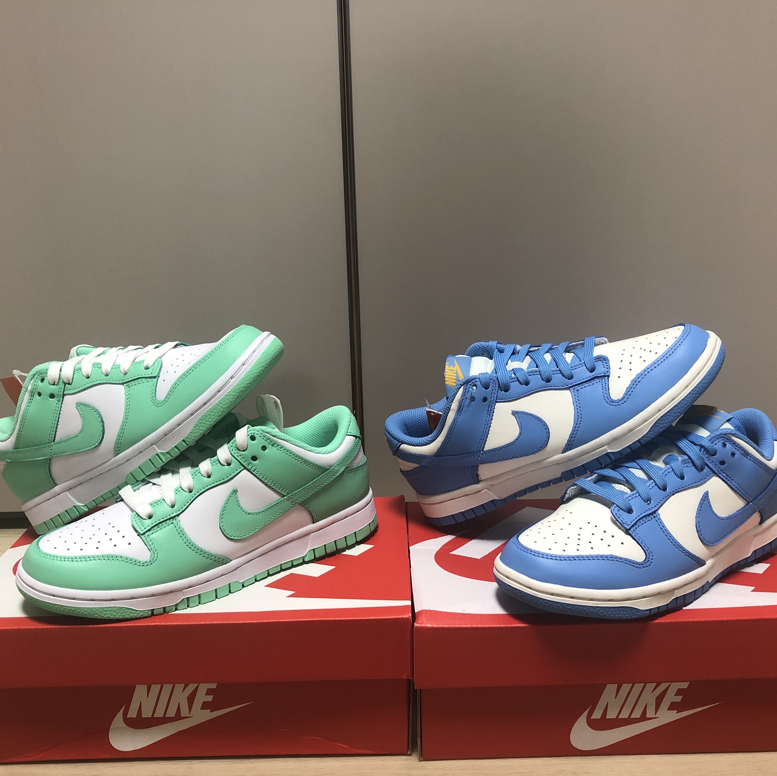 (W) Nike Dunk Low Green Glow, (W) Nike Dunk Low Coast 착용 스타일