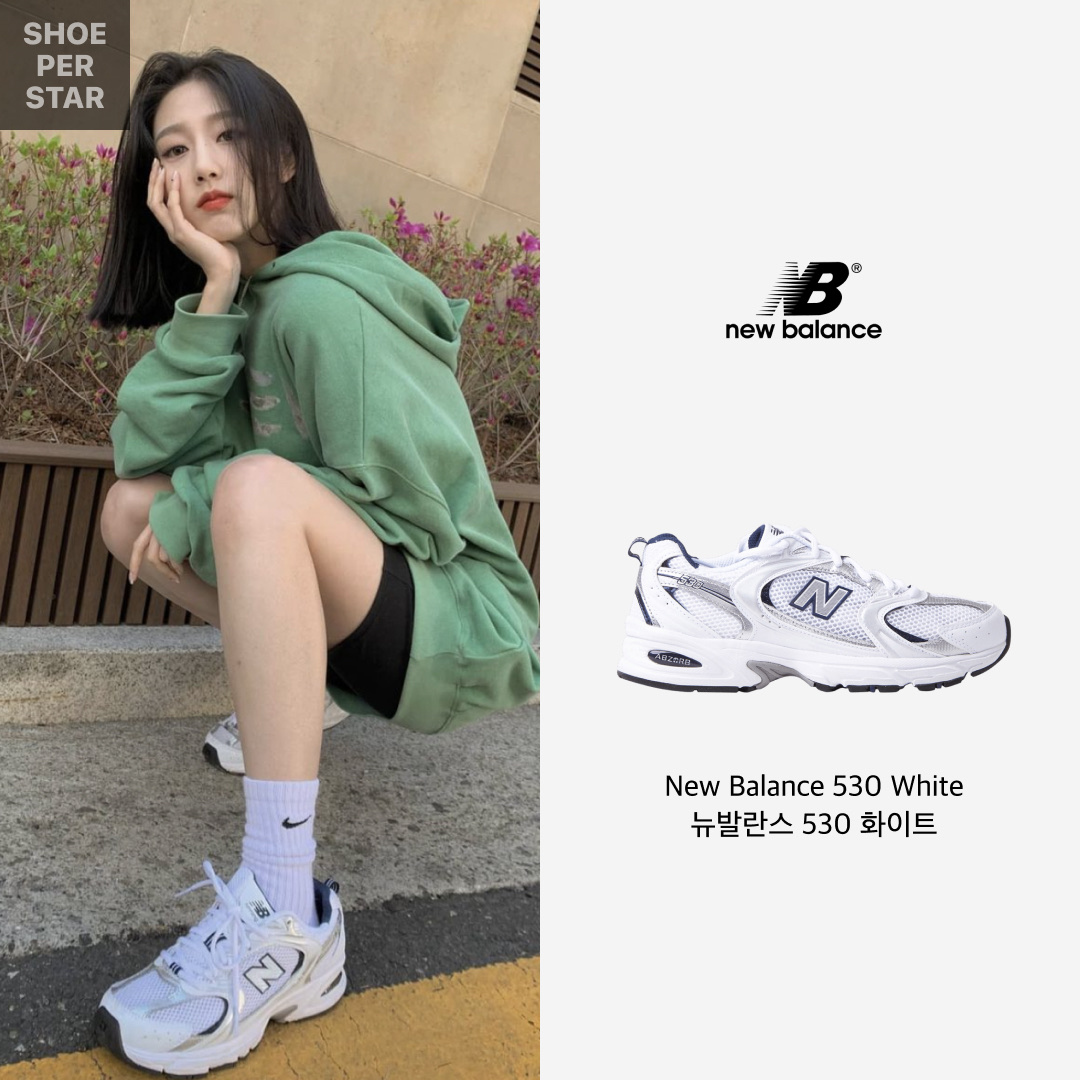 Converse Run Star Hike Hi White Black Gum, New Balance 530 White 착용 스타일 - 3