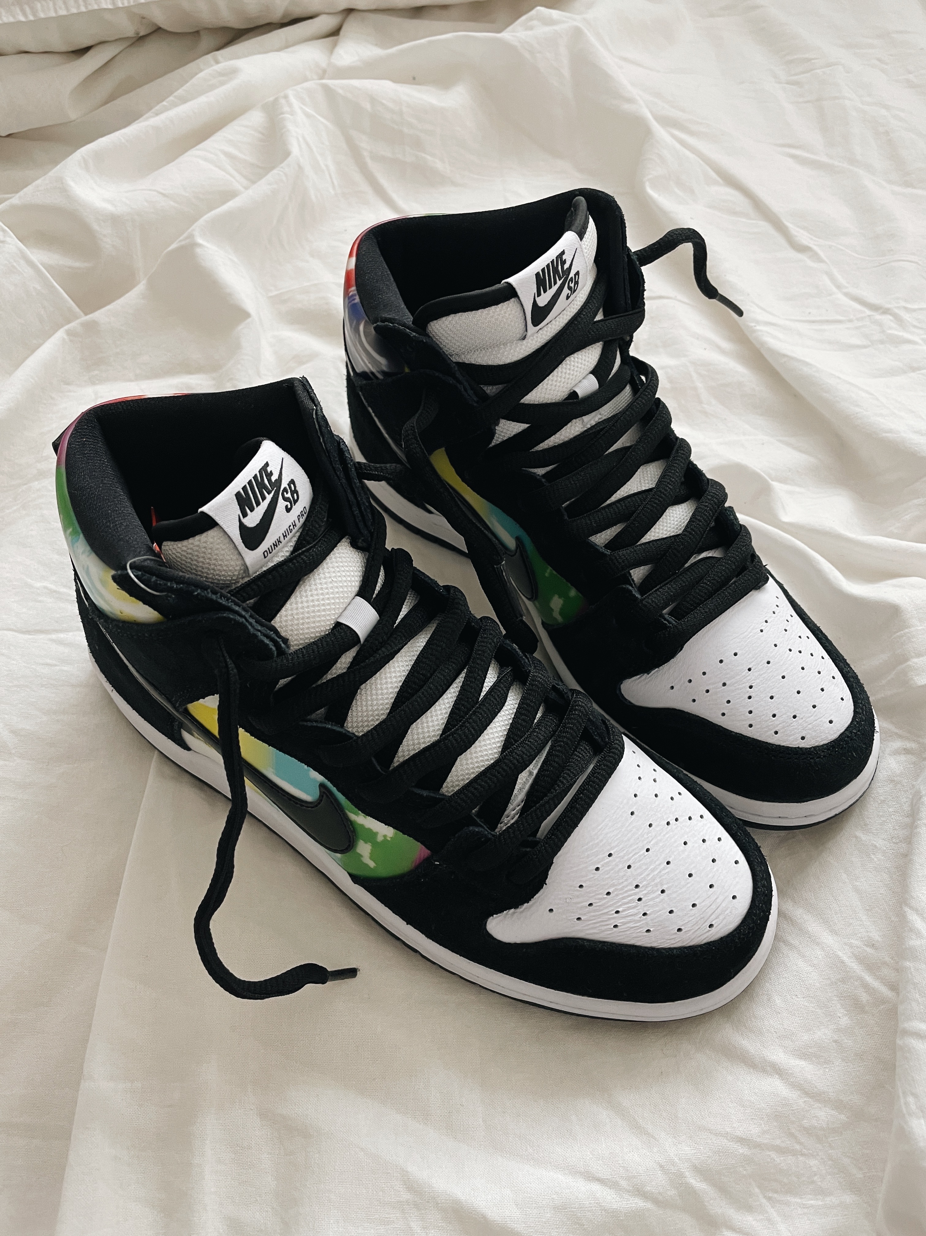 Nike SB Dunk High Pro Test Pattern 착용 스타일 - 5