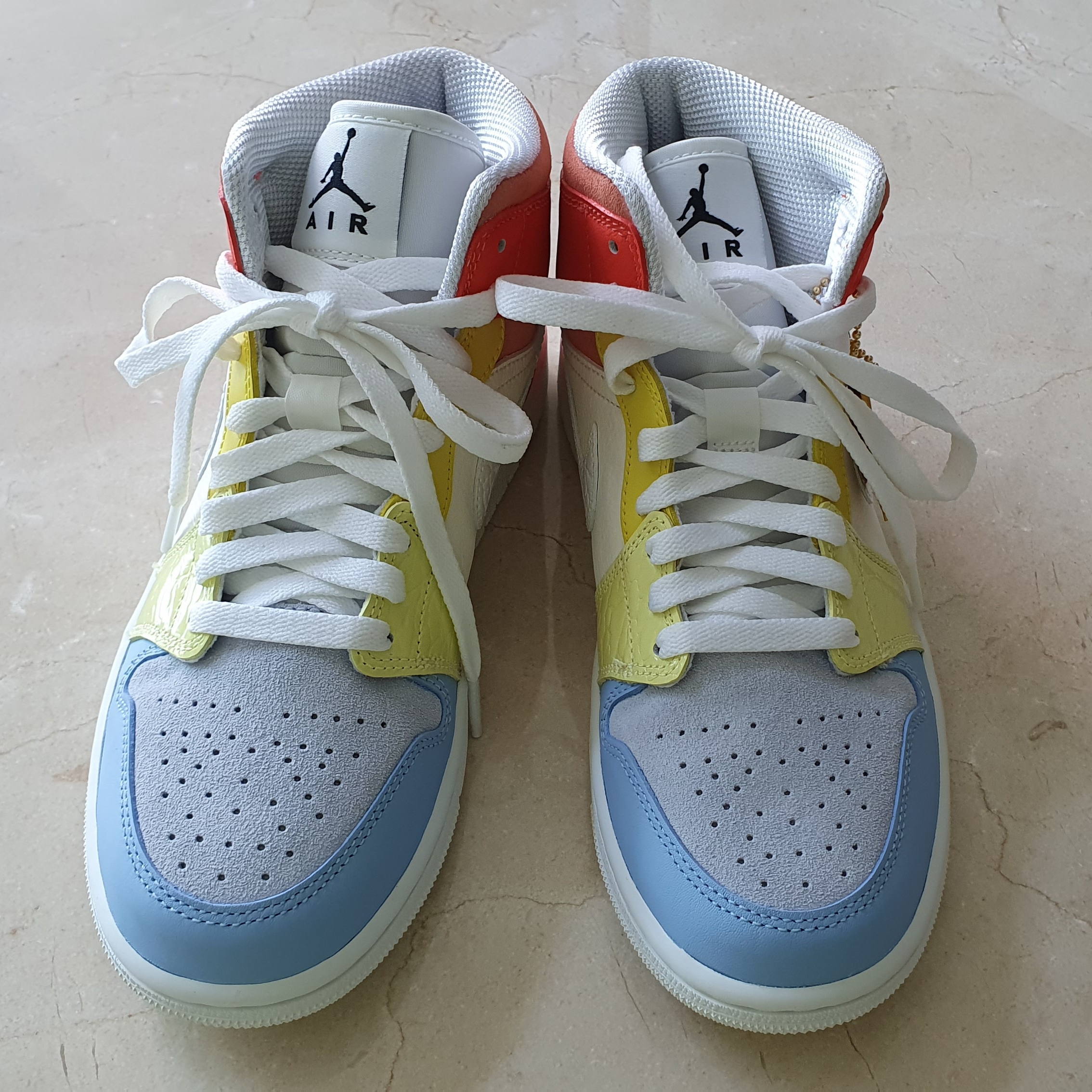 (W) Jordan 1 Mid To My First Coach 착용 스타일 - 5