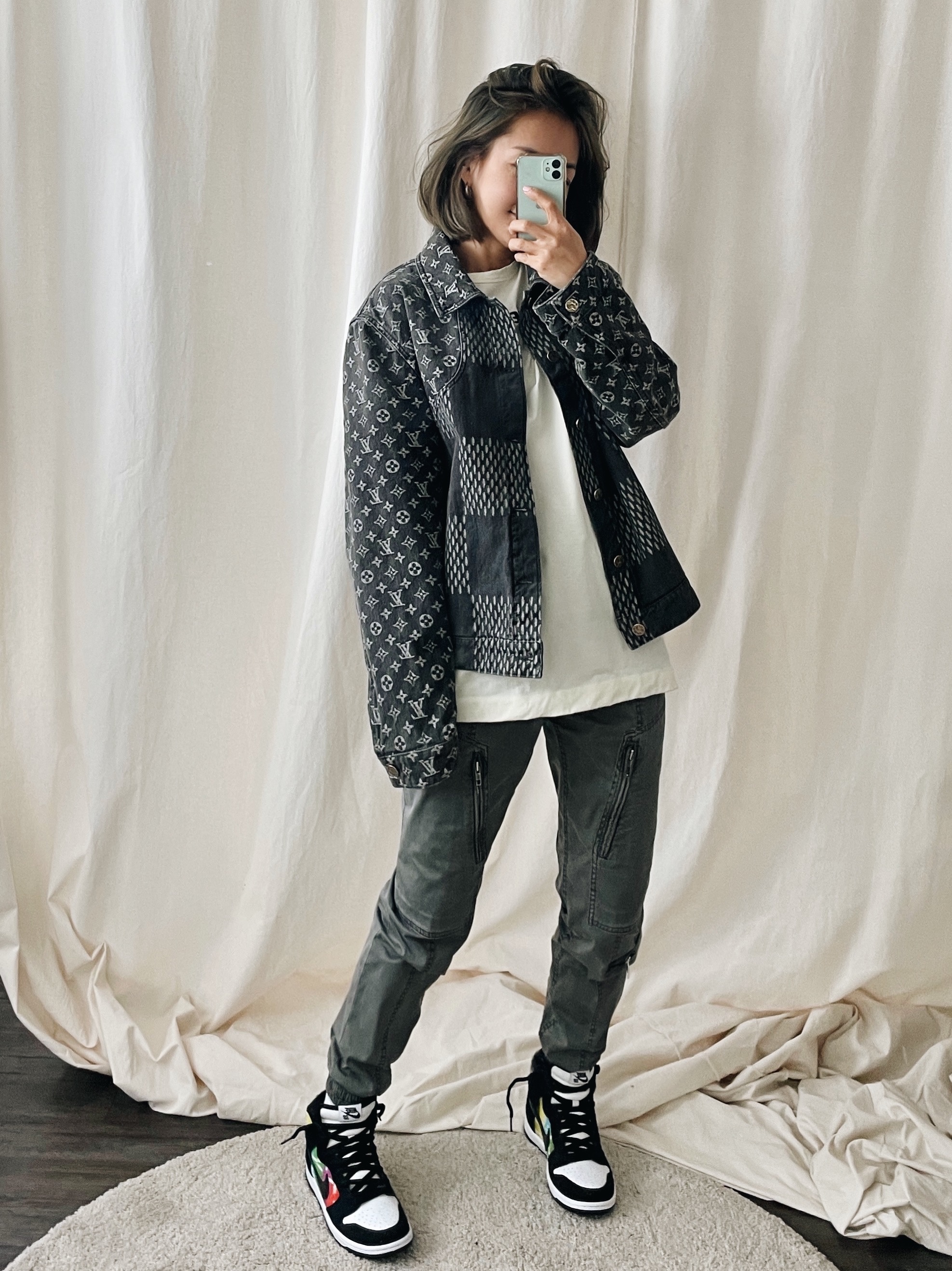 Nike SB Dunk High Pro Test Pattern 착용 스타일 - 1