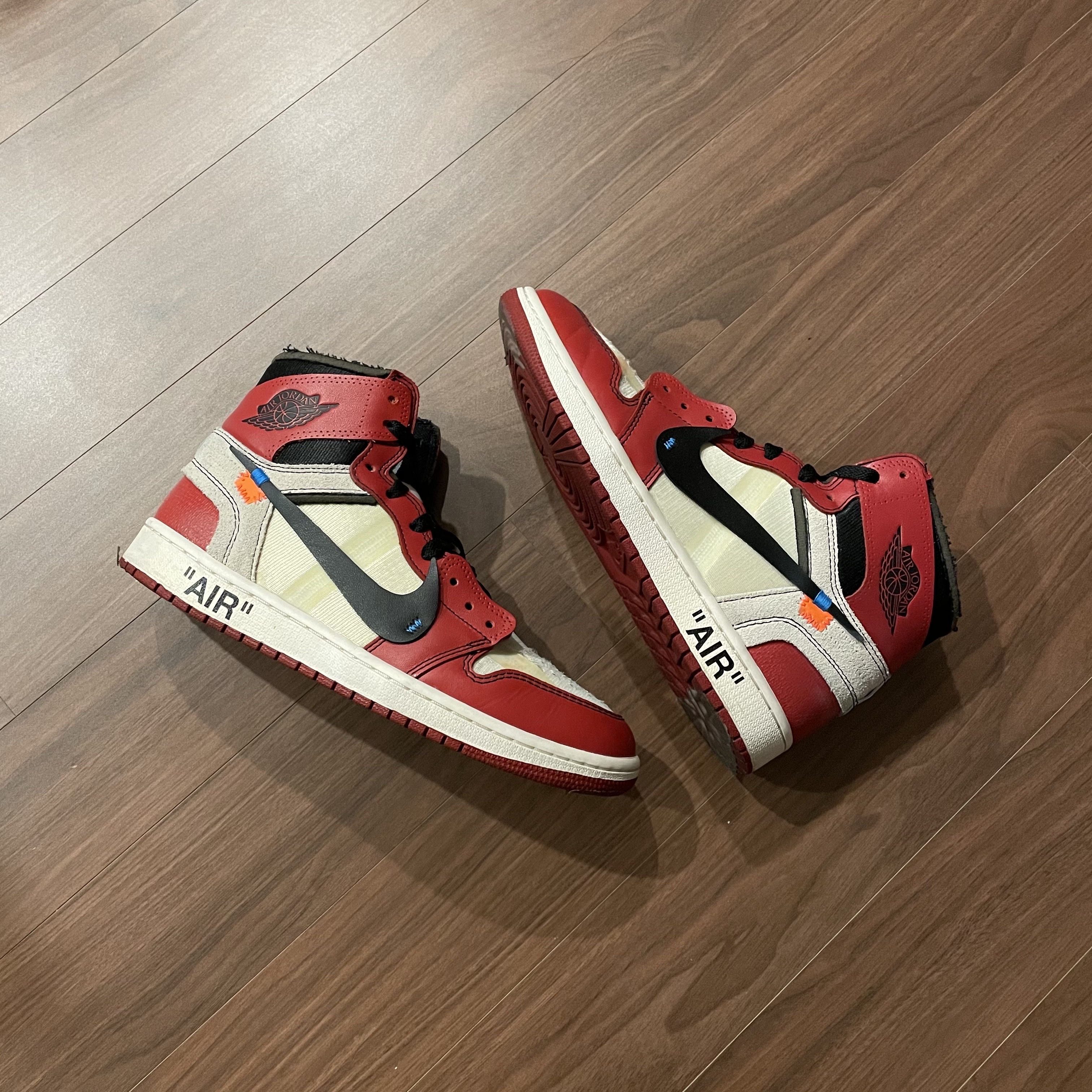 Jordan 1 x Off-White Retro High Chicago The Ten 착용 스타일