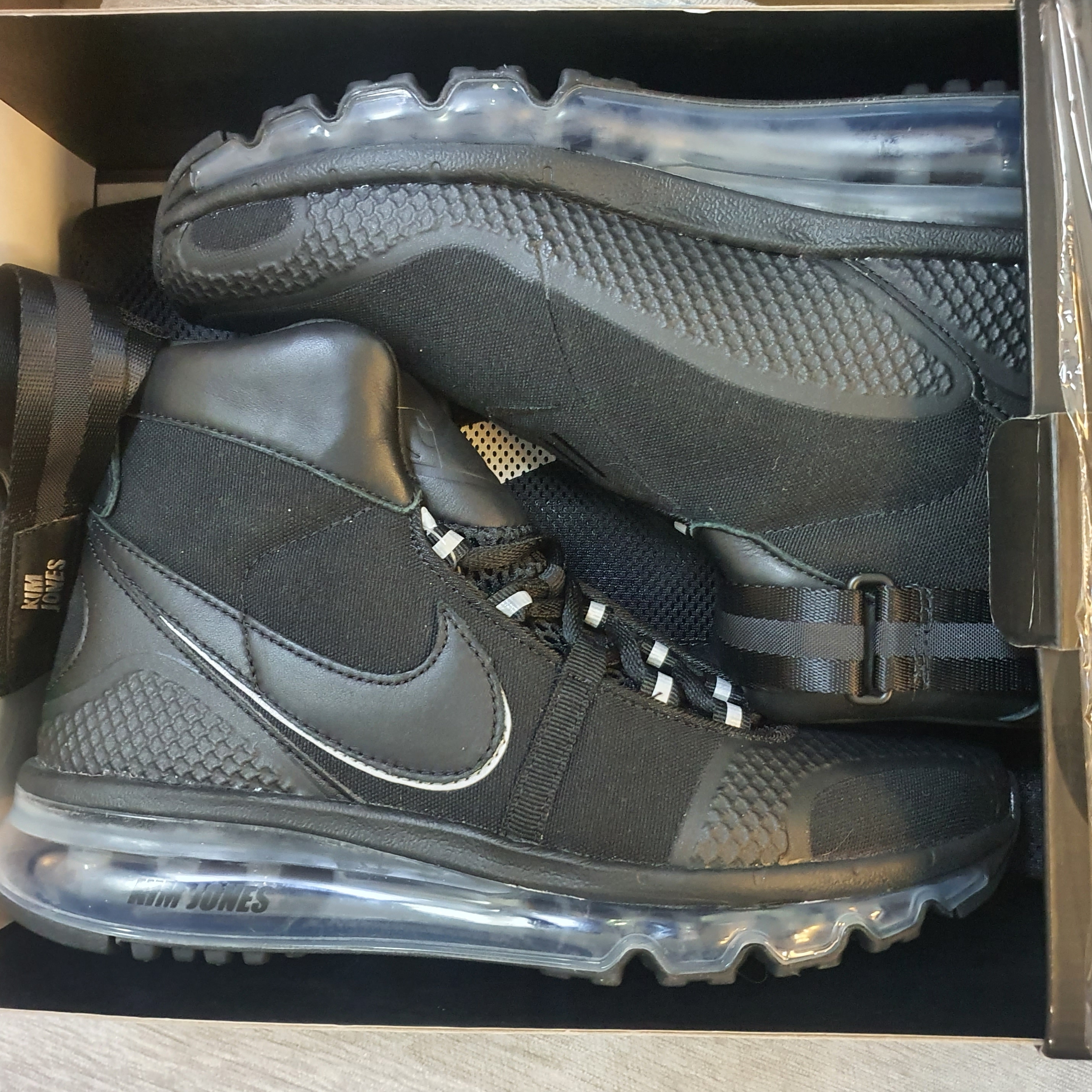 Nike x Kim Jones Air Max 360 High KJ Black 착용 스타일 - 1