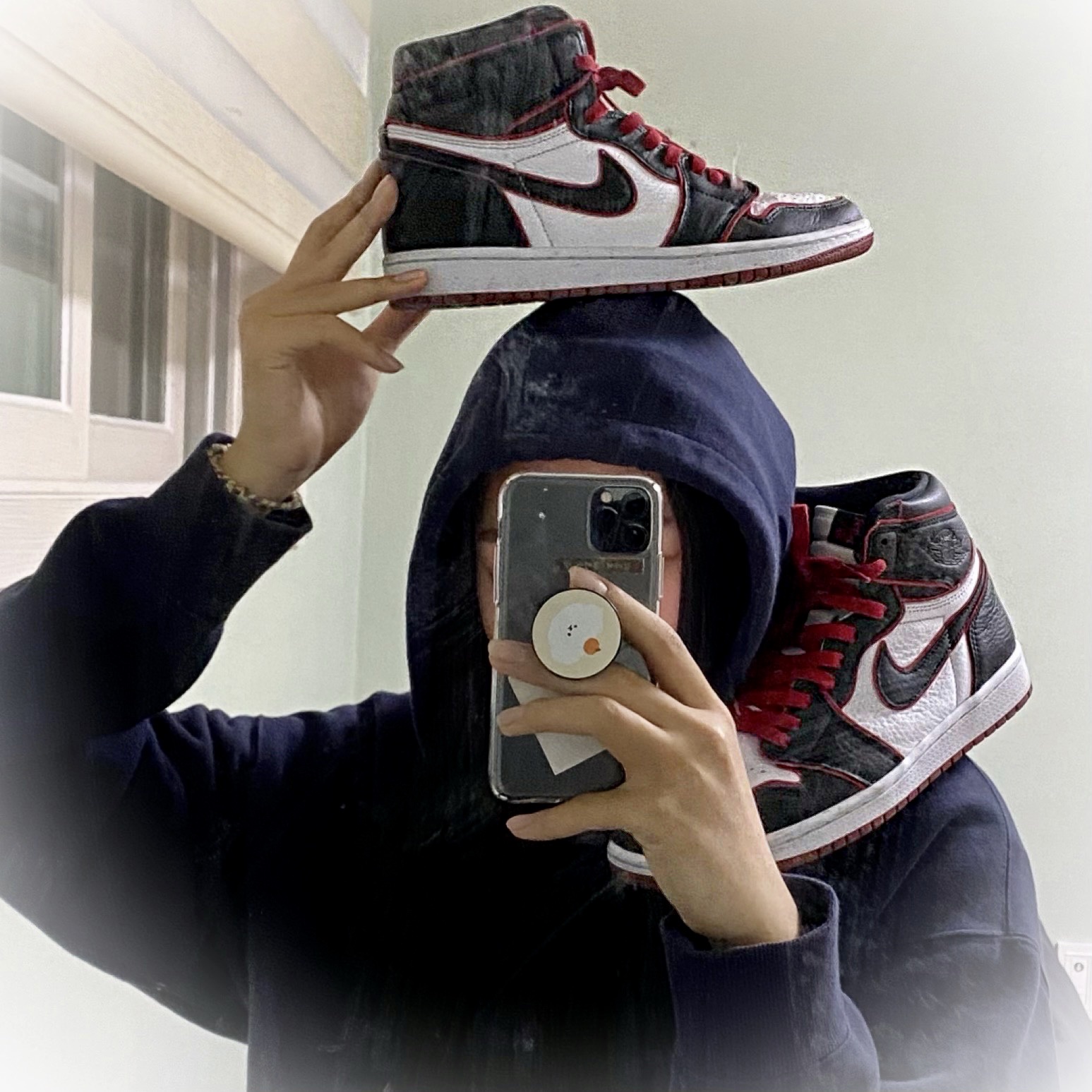 Jordan 1 Retro High OG Bloodline 착용 스타일