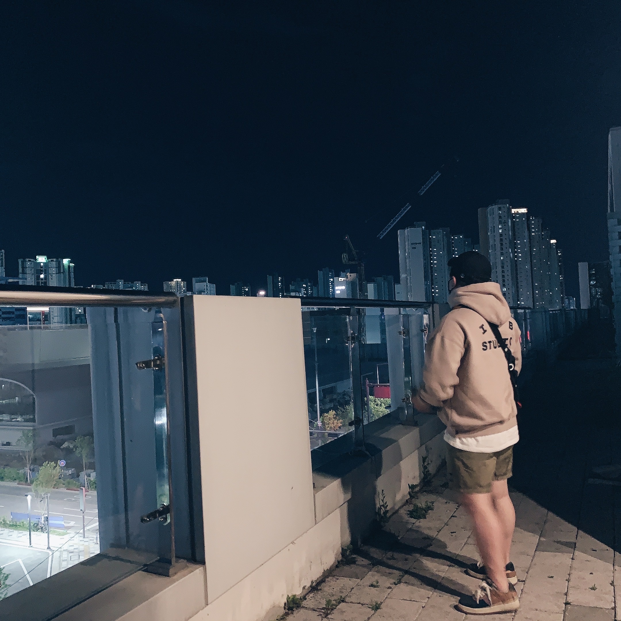 Nike x Travis Scott Air Force 1 Low Cactus Jack, IAB Studio Hoodie Sand - 19FW 착용 스타일