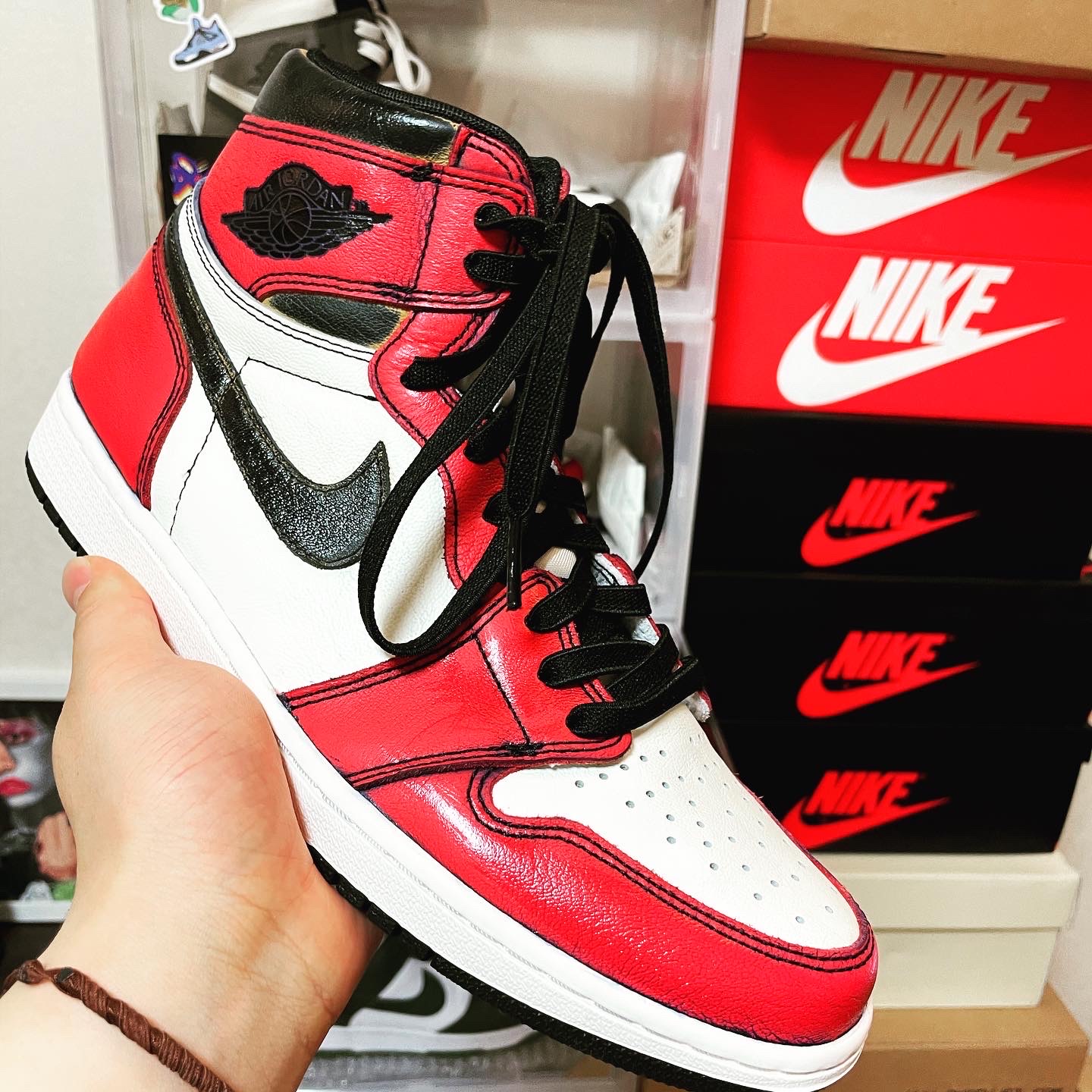 Jordan 1 Retro High OG Defiant SB LA to Chicago 착용 스타일 - 1