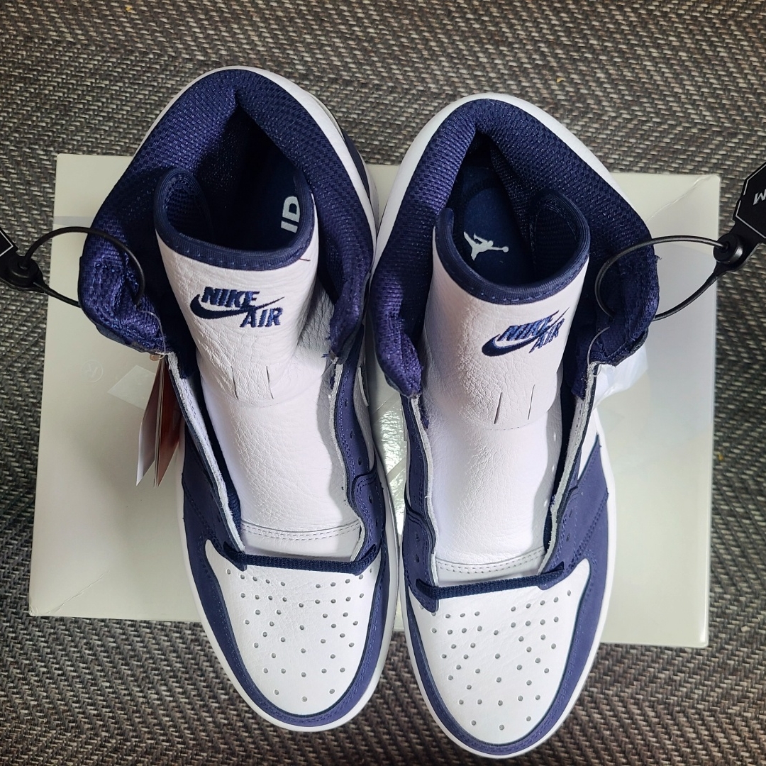 Jordan 1 Retro High OG CO.JP Midnight Navy 착용 스타일 - 3