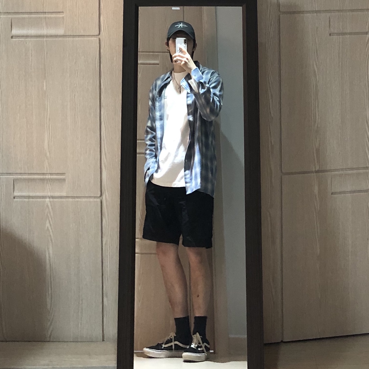 Vans Old Skool 36 DX Anaheim Factory Black White 착용 스타일