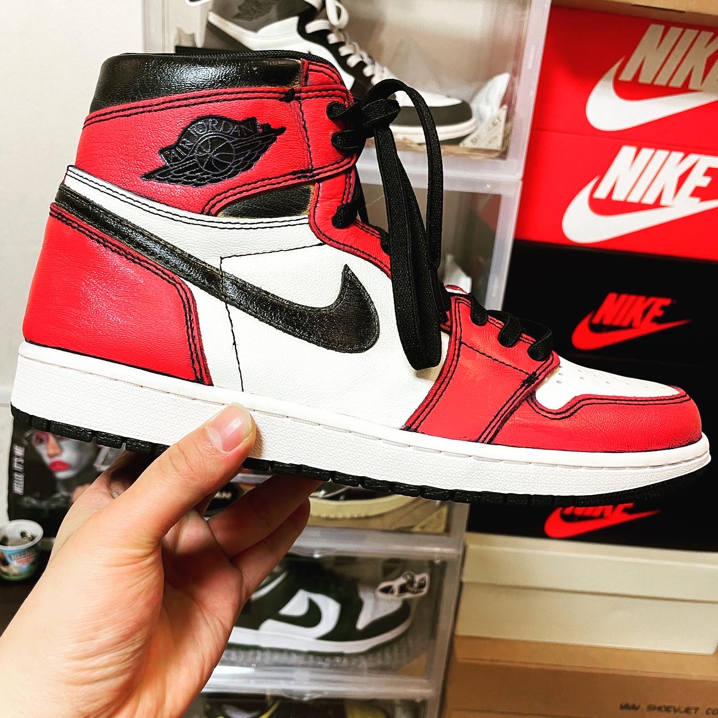 Jordan 1 Retro High OG Defiant SB LA to Chicago 착용 스타일 - 3