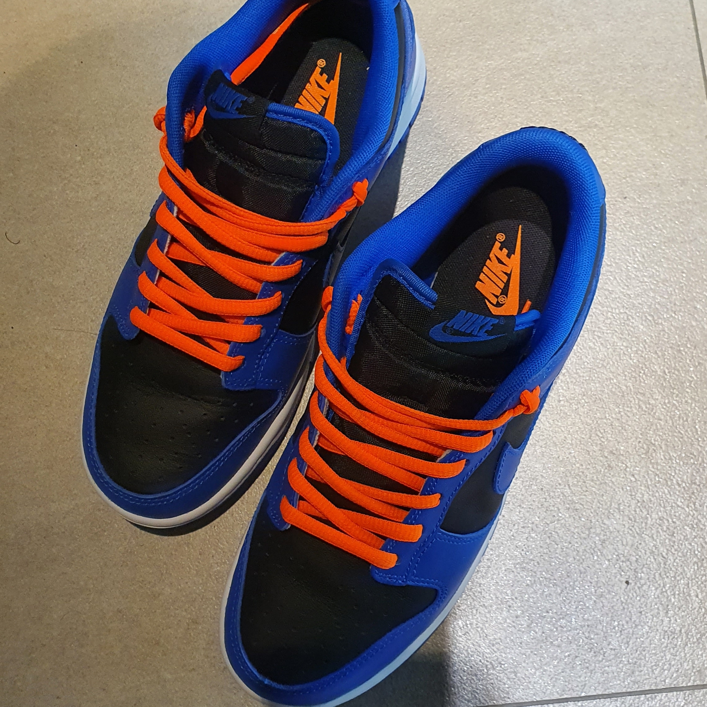 Nike Dunk Low Retro Hyper Cobalt 착용 스타일 - 3
