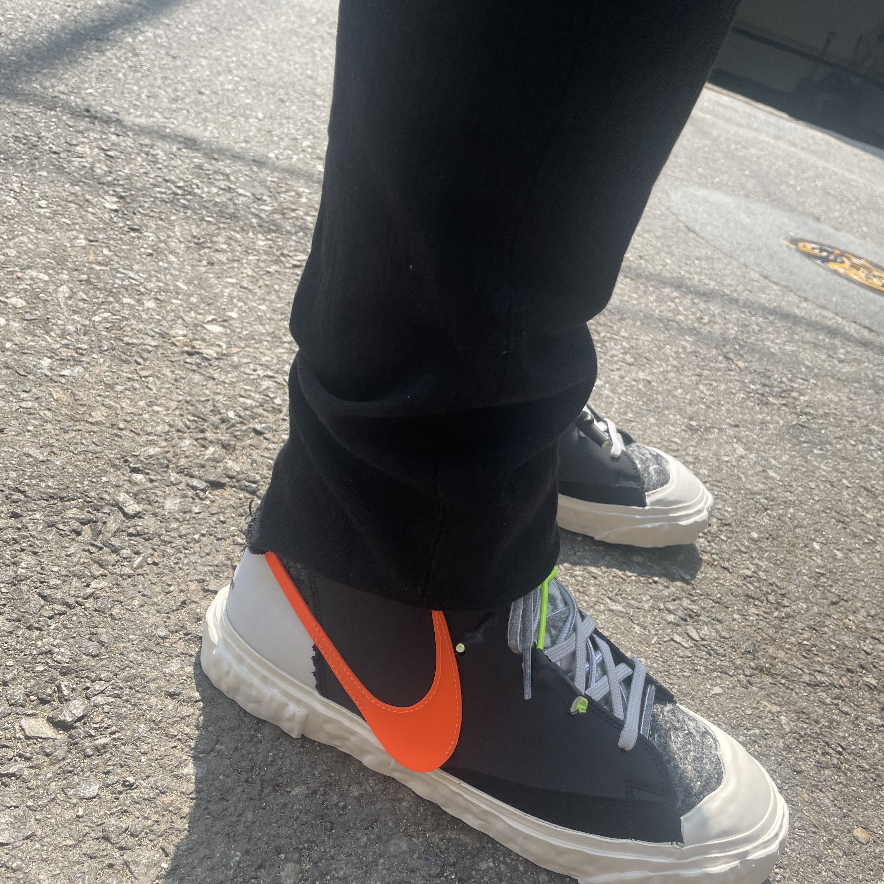 Nike x Readymade Blazer Mid Black 착용 스타일