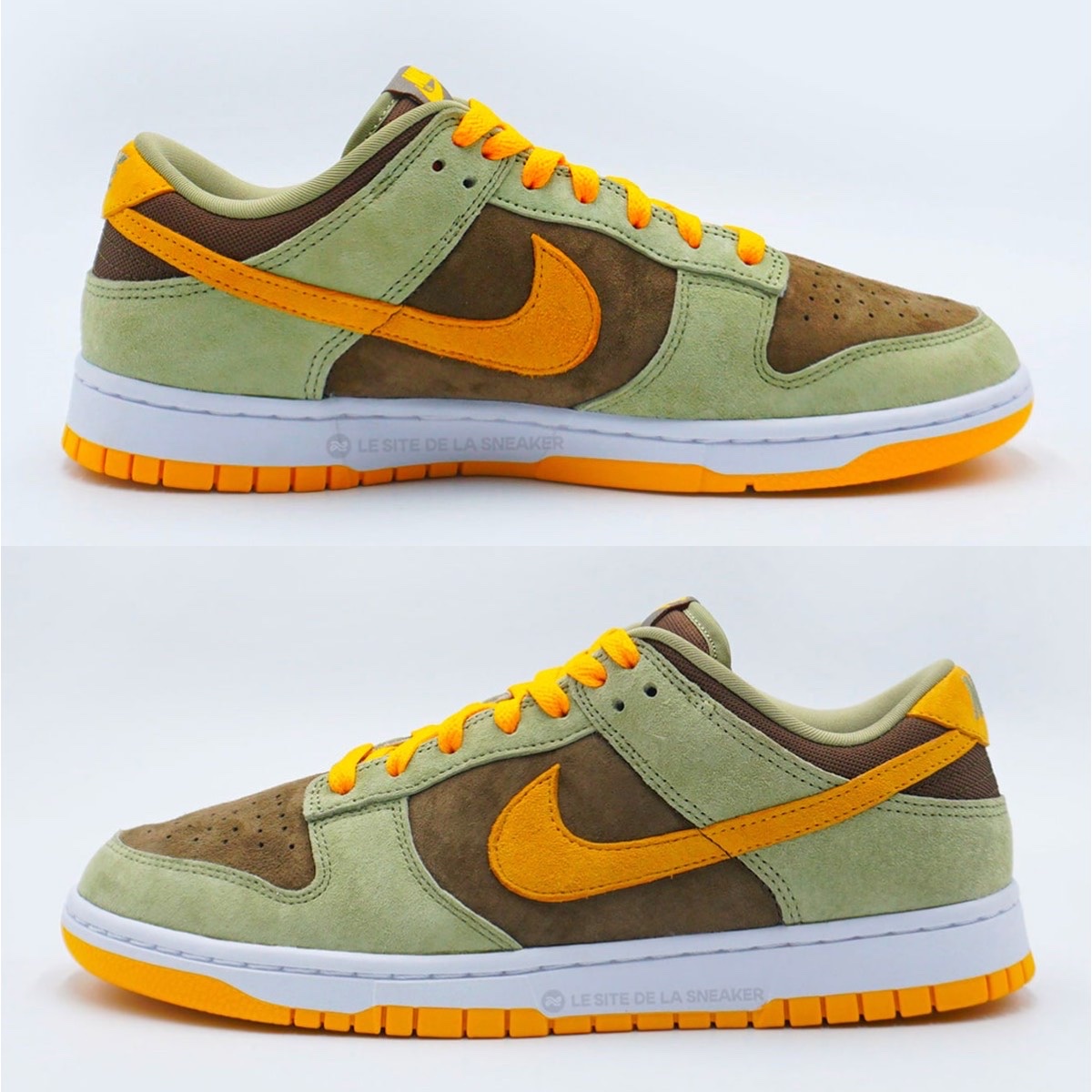 Nike Dunk Low SE Dusty Olive 착용 스타일 - 3