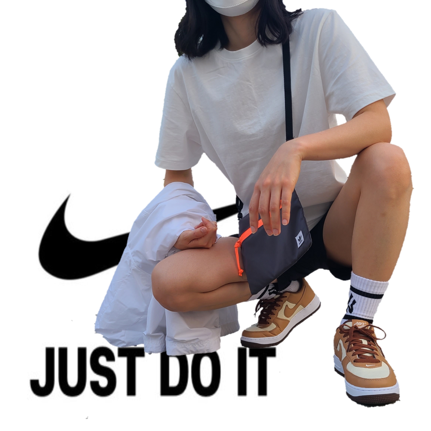 Nike Air Force 1 Low QS Acorn 2021 착용 스타일