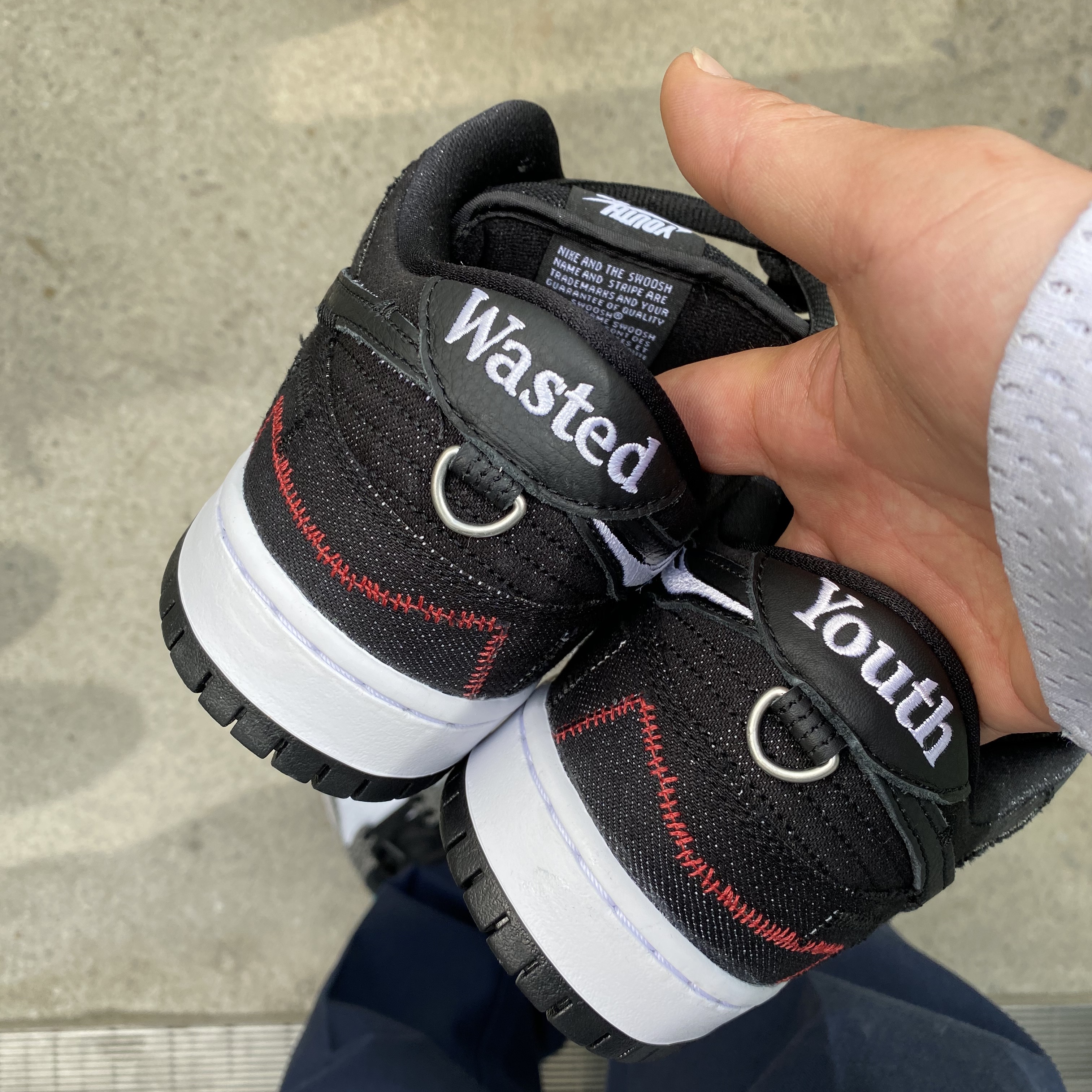 Nike x Verdy SB Dunk Low Pro Wasted Youth (Special Box) 착용 스타일 - 5
