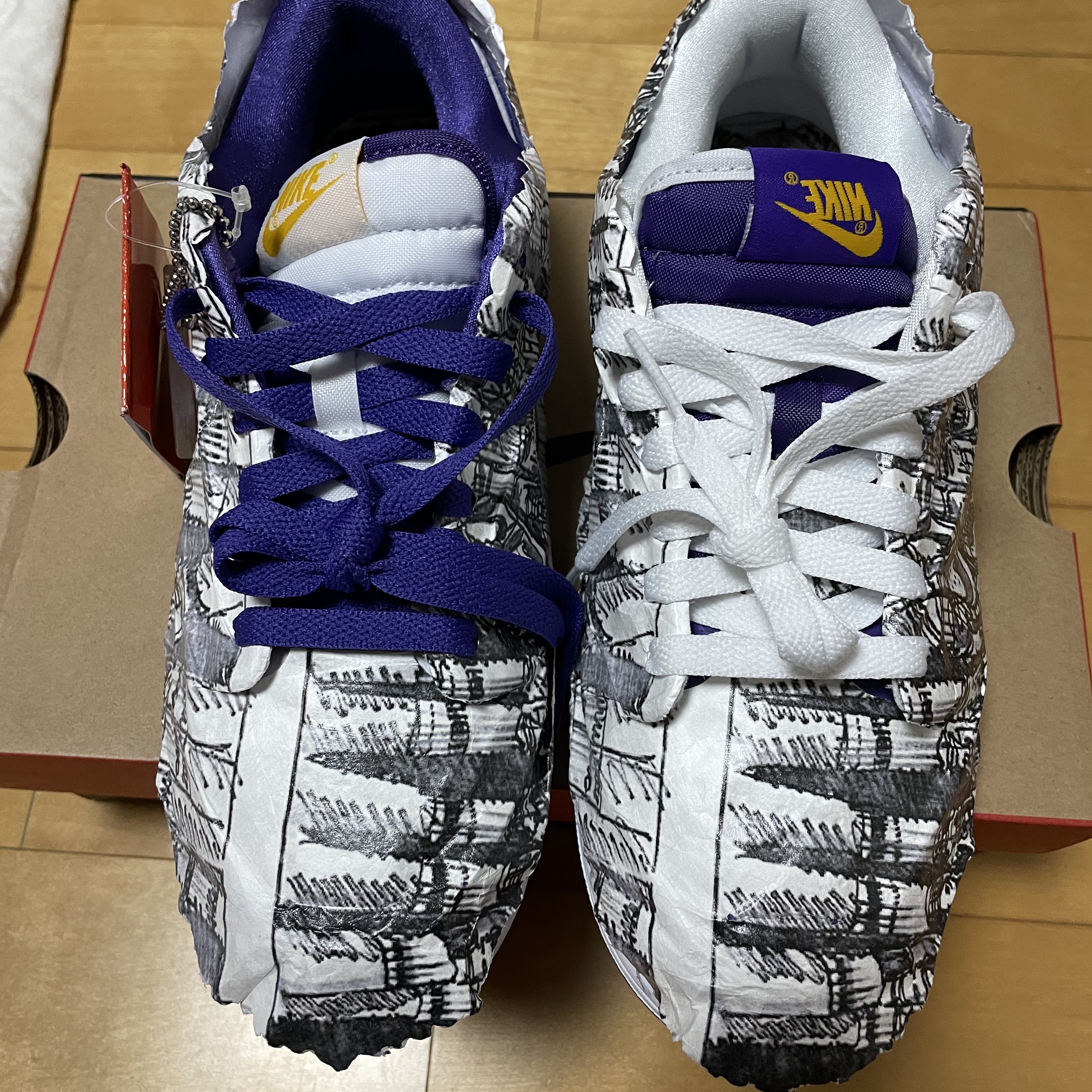 (W) Nike Dunk Low SE Flip 착용 스타일