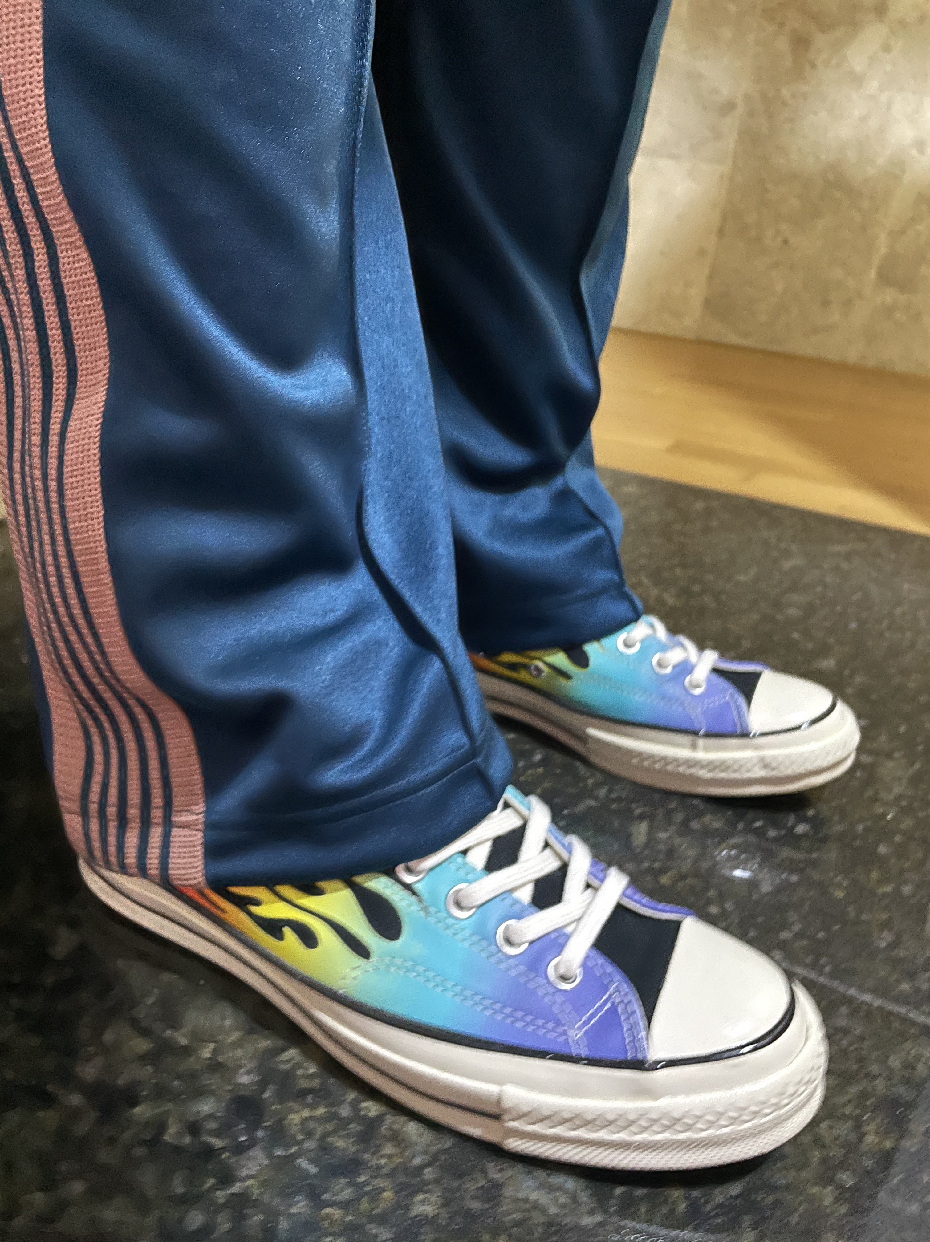 Converse Chuck 70 Ox Flaming Archive Print 착용 스타일 - 3