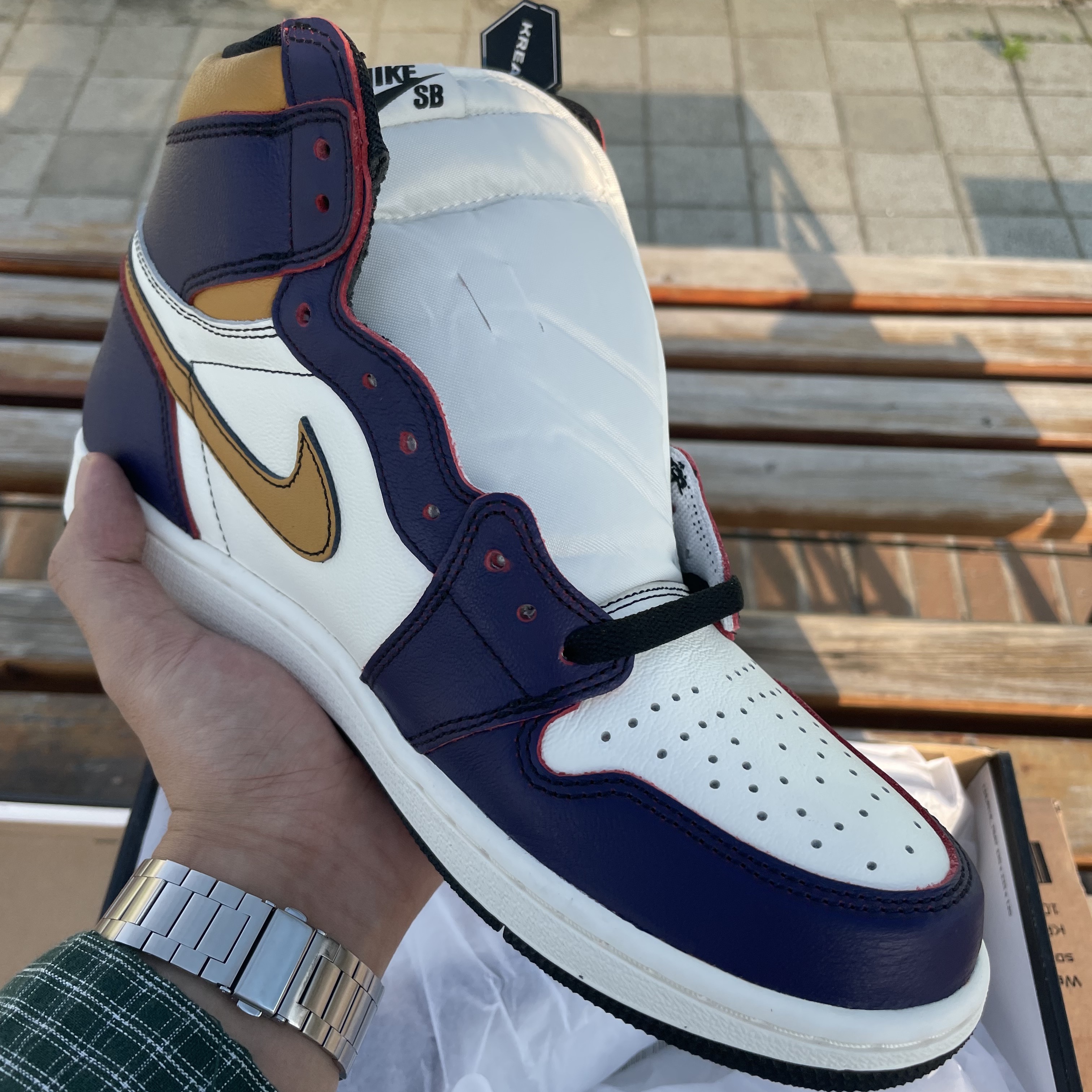Jordan 1 Retro High OG Defiant SB LA to Chicago 착용 스타일