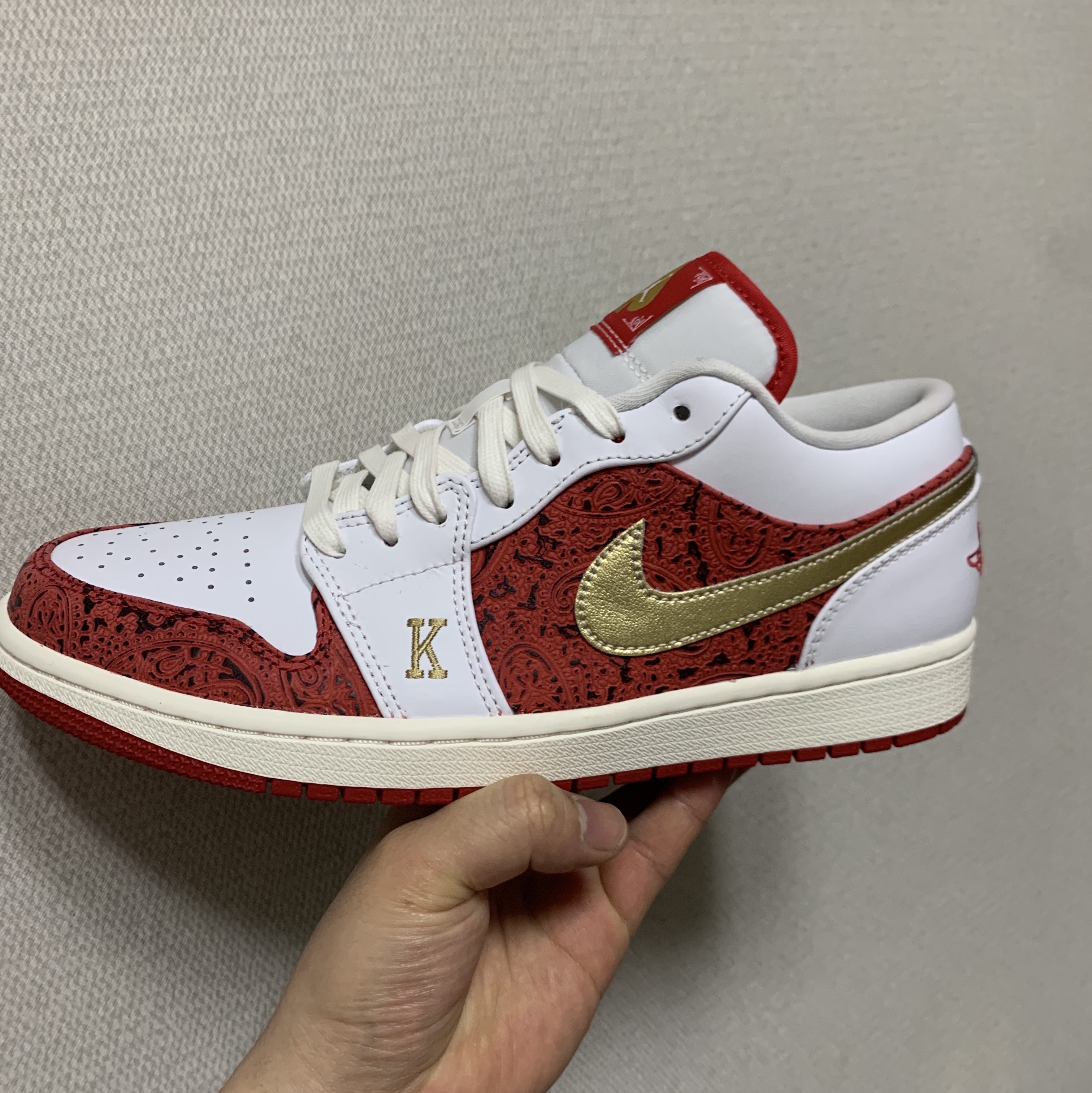 Jordan 1 KO Chicago 2021, Jordan 1 Low SE Spades 착용 스타일 - 2