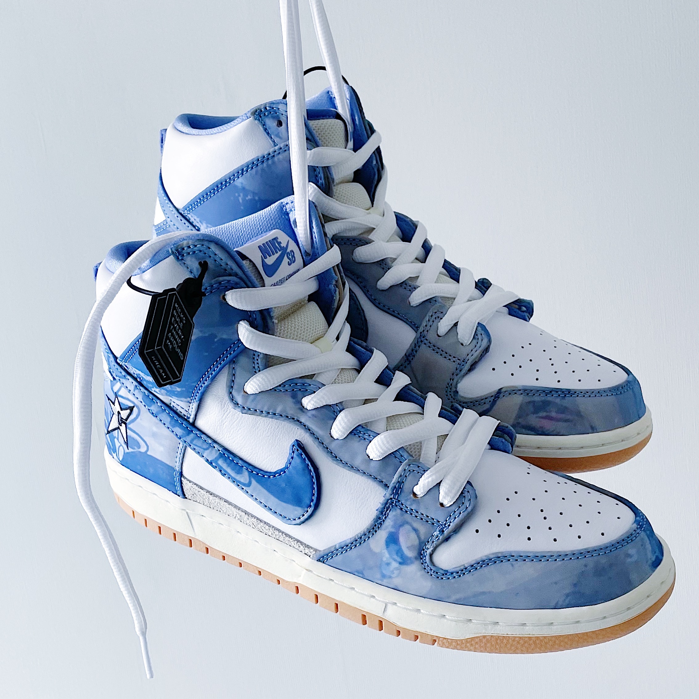 Nike x Carpet Company SB Dunk High PRM QS Royal Pulse 착용 스타일 - 1