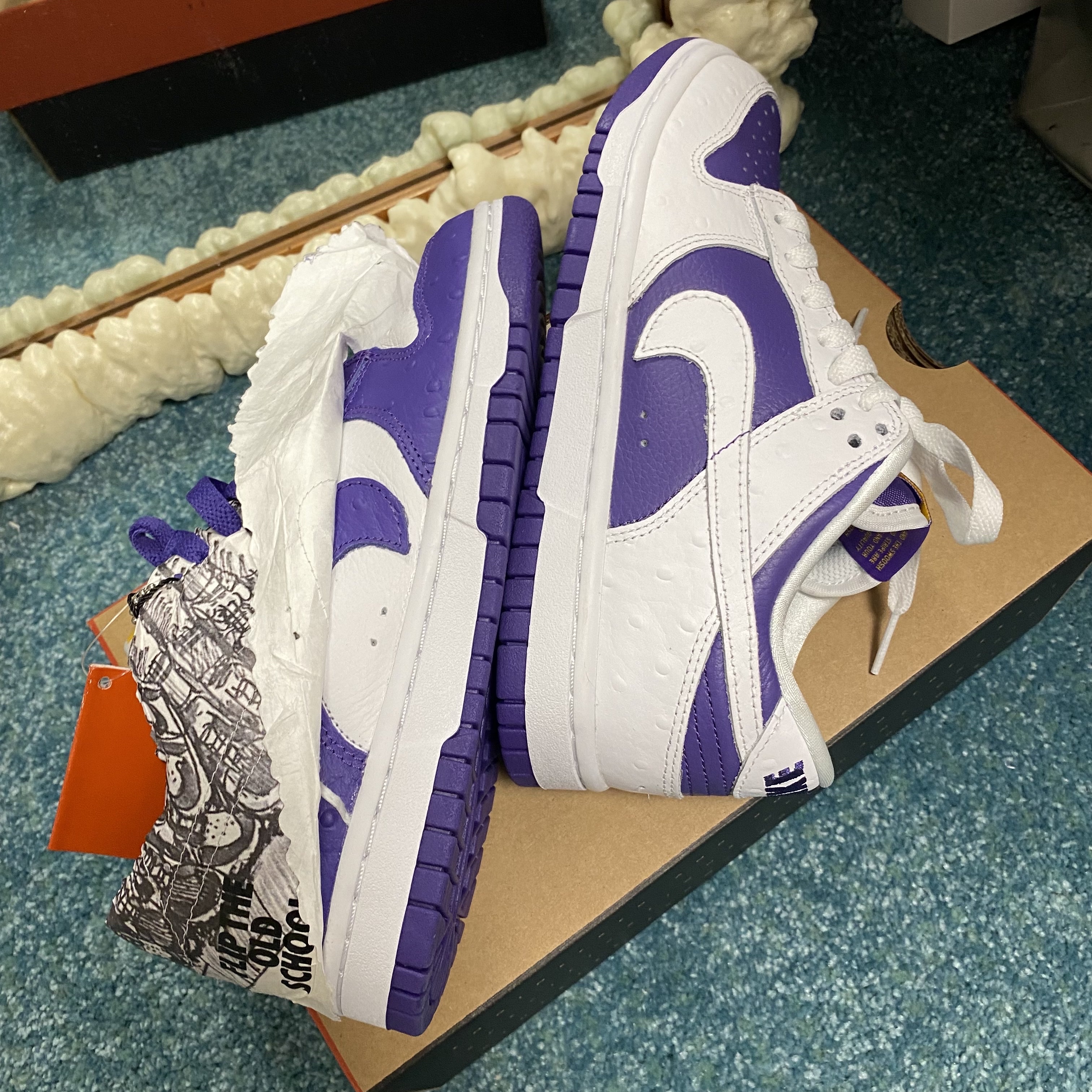 (W) Nike Dunk Low SE Flip 착용 스타일 - 1