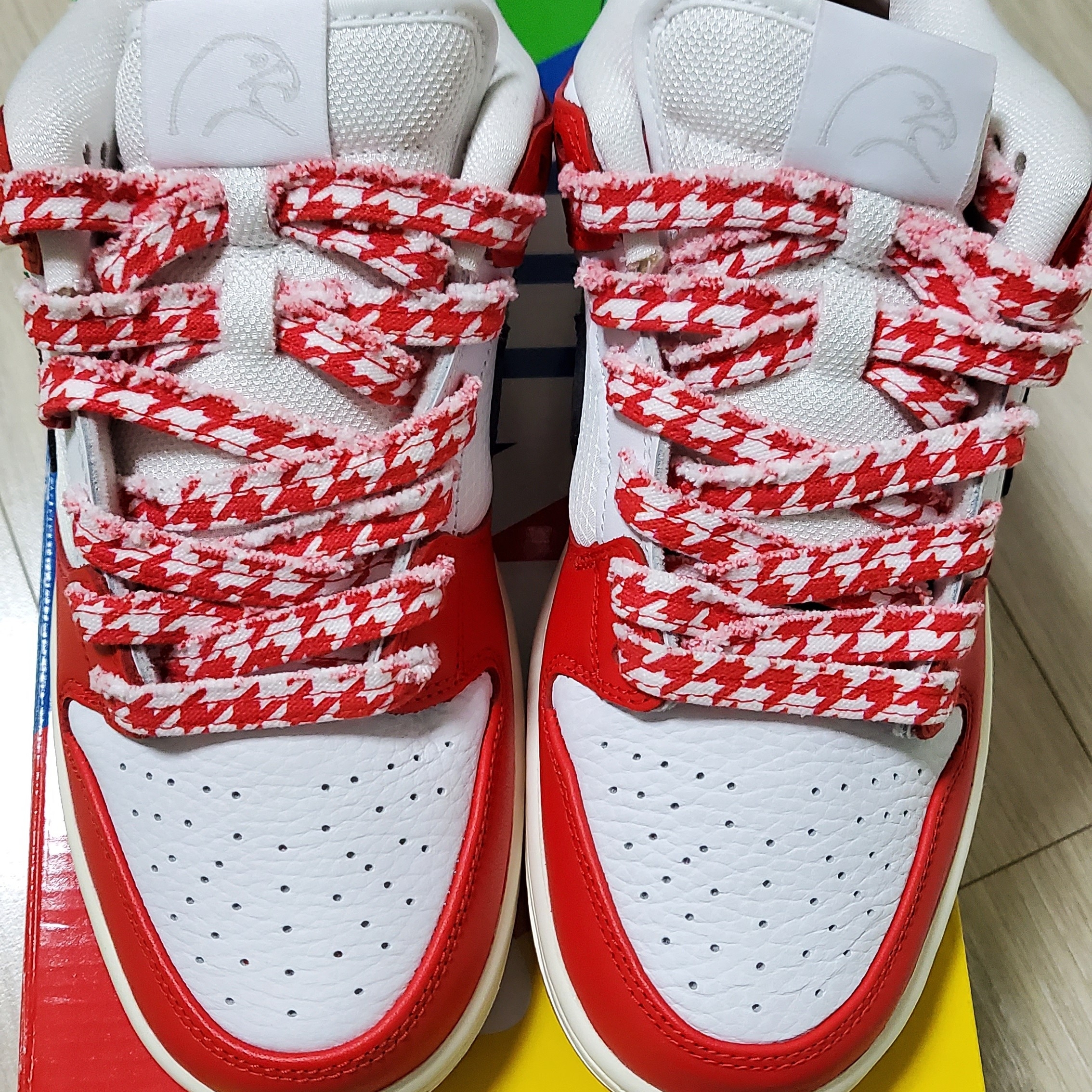 Nike x Frame Skate SB Dunk Low Pro Habibi 착용 스타일