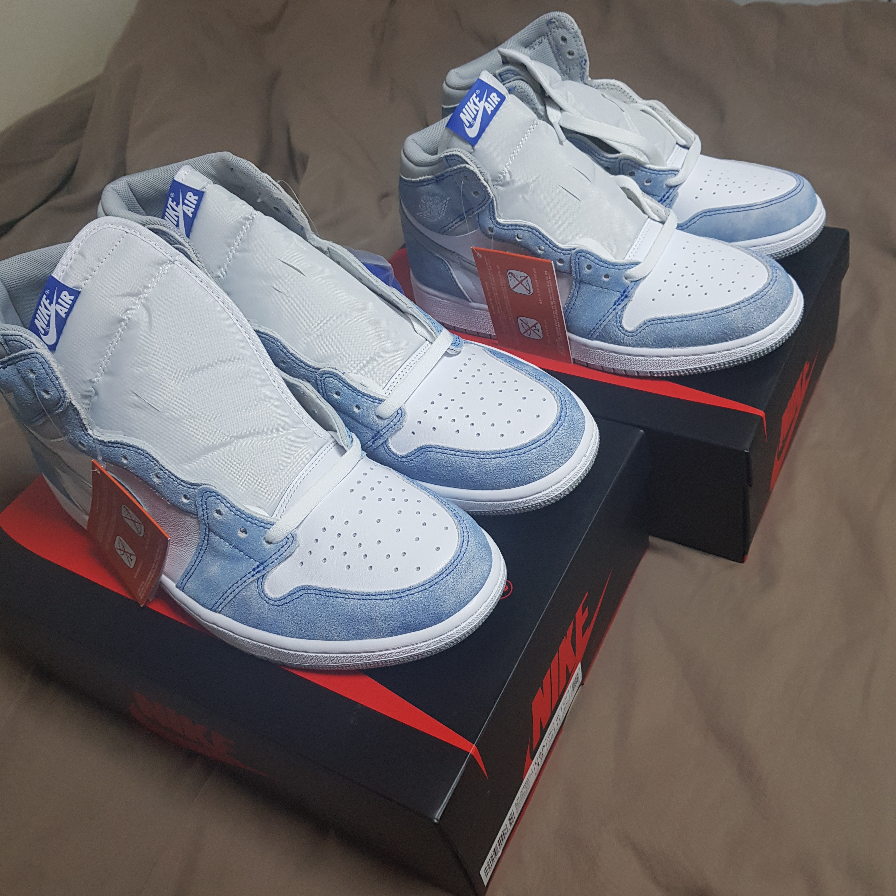 Jordan 1 Retro High OG Hyper Royal, (GS) Jordan 1 Retro High OG Hyper Royal 착용 스타일