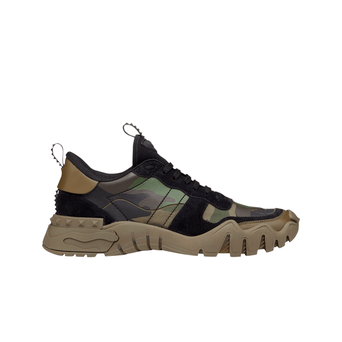 발렌티노 락러너 플러스 카모 밀리터리 그린