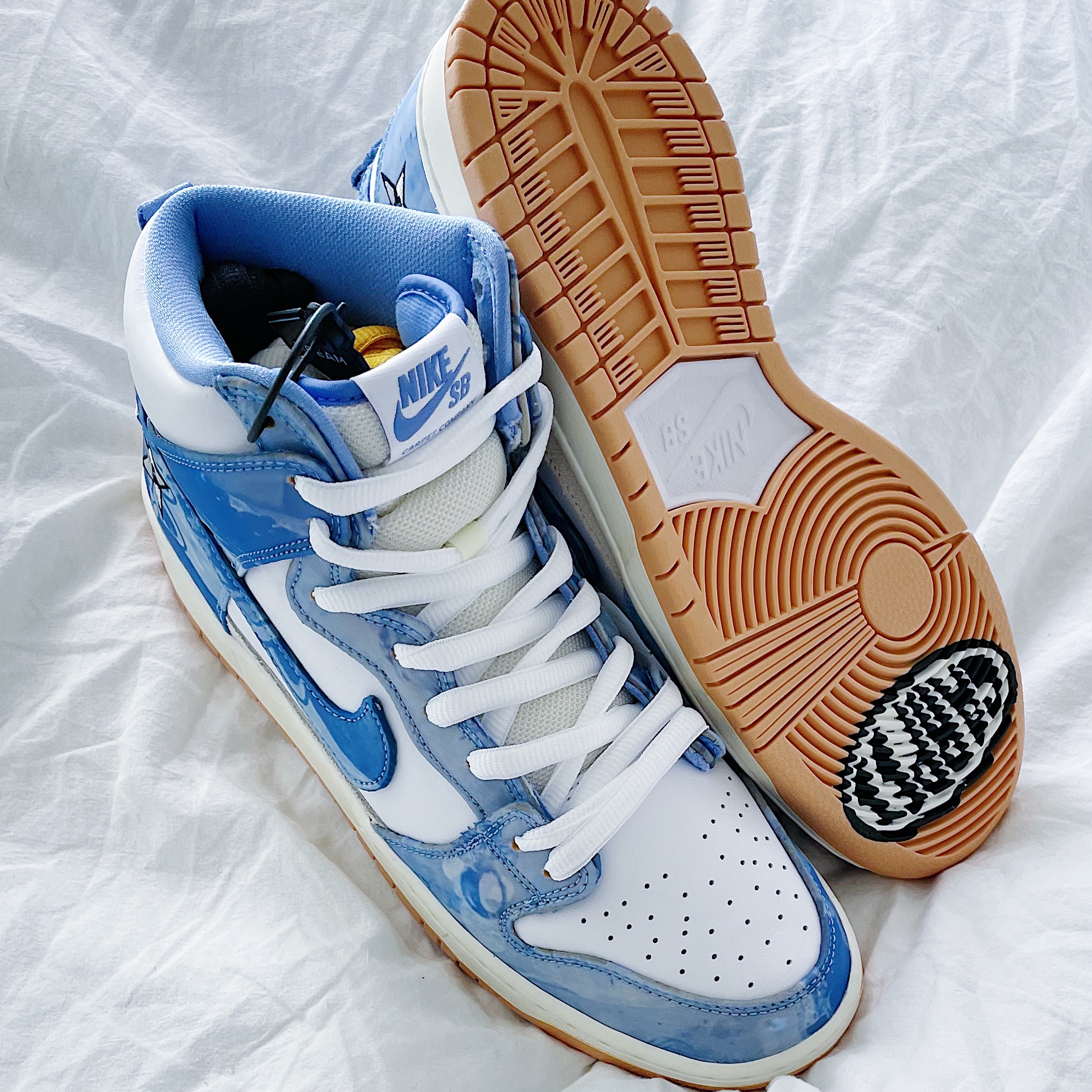 Nike x Carpet Company SB Dunk High PRM QS Royal Pulse 착용 스타일 - 2