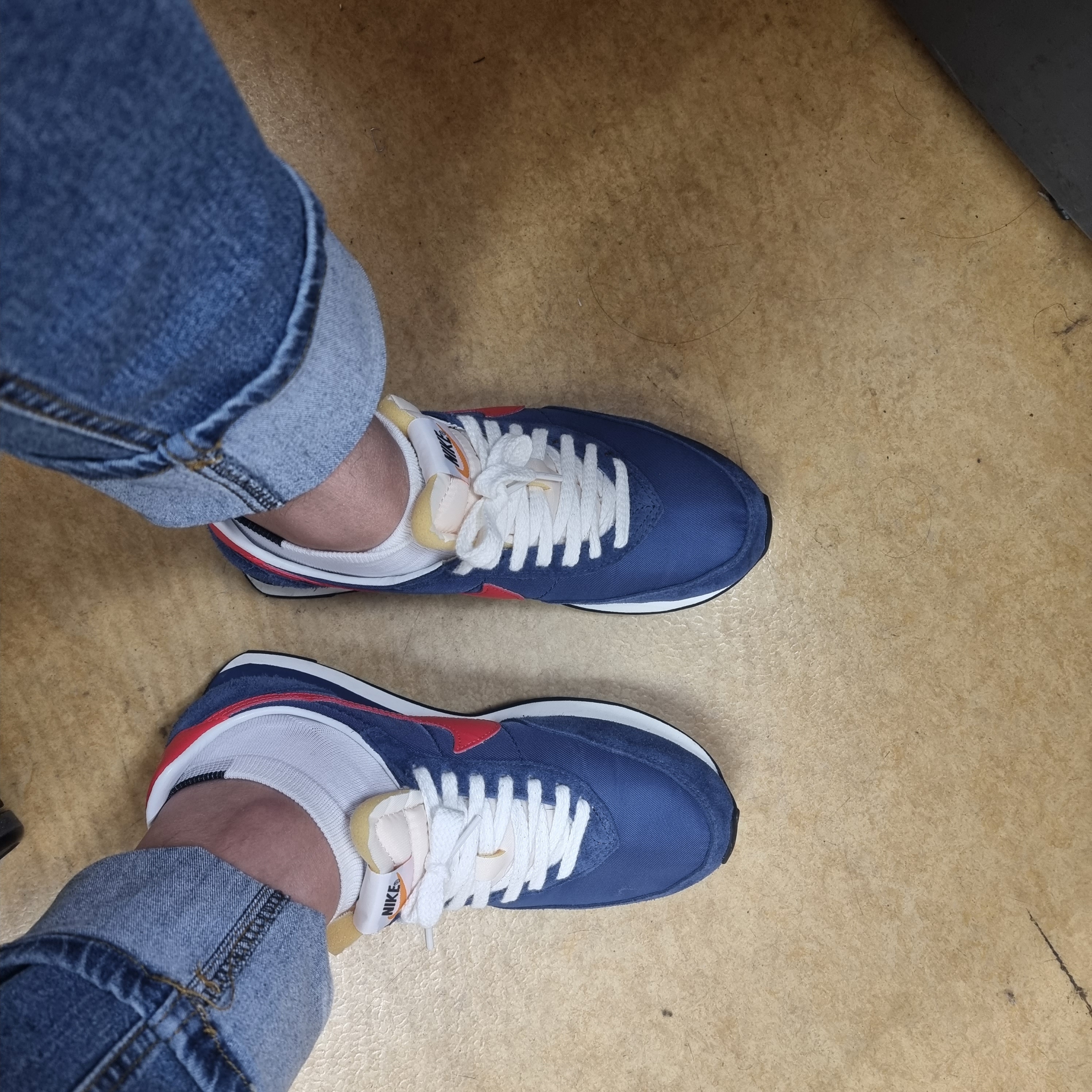 Nike Waffle Trainer 2 SP Midnight Navy 착용 스타일 - 2
