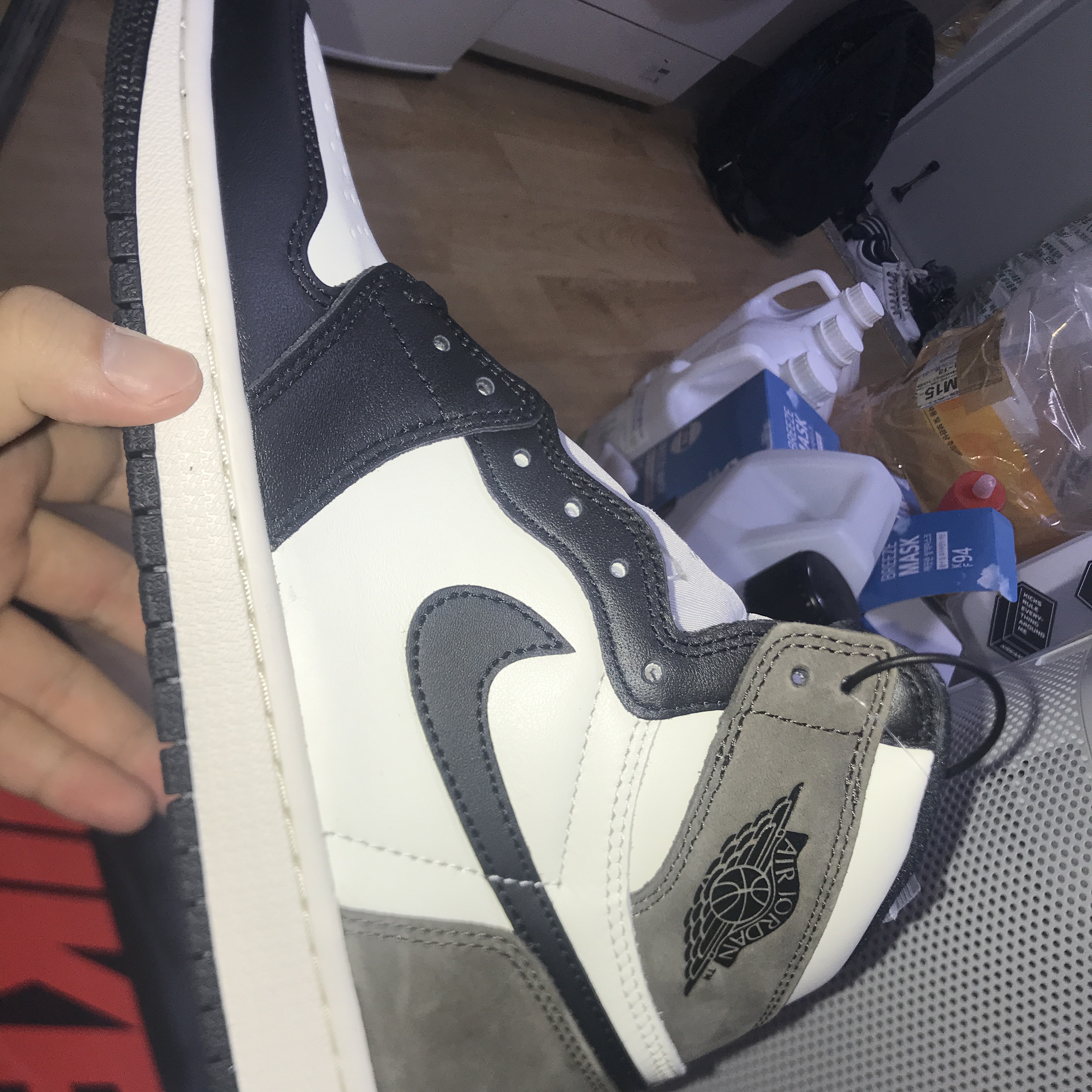 Jordan 1 Retro High OG Black Mocha, (GS) Jordan 1 Retro High OG Black Mocha 착용 스타일 - 3