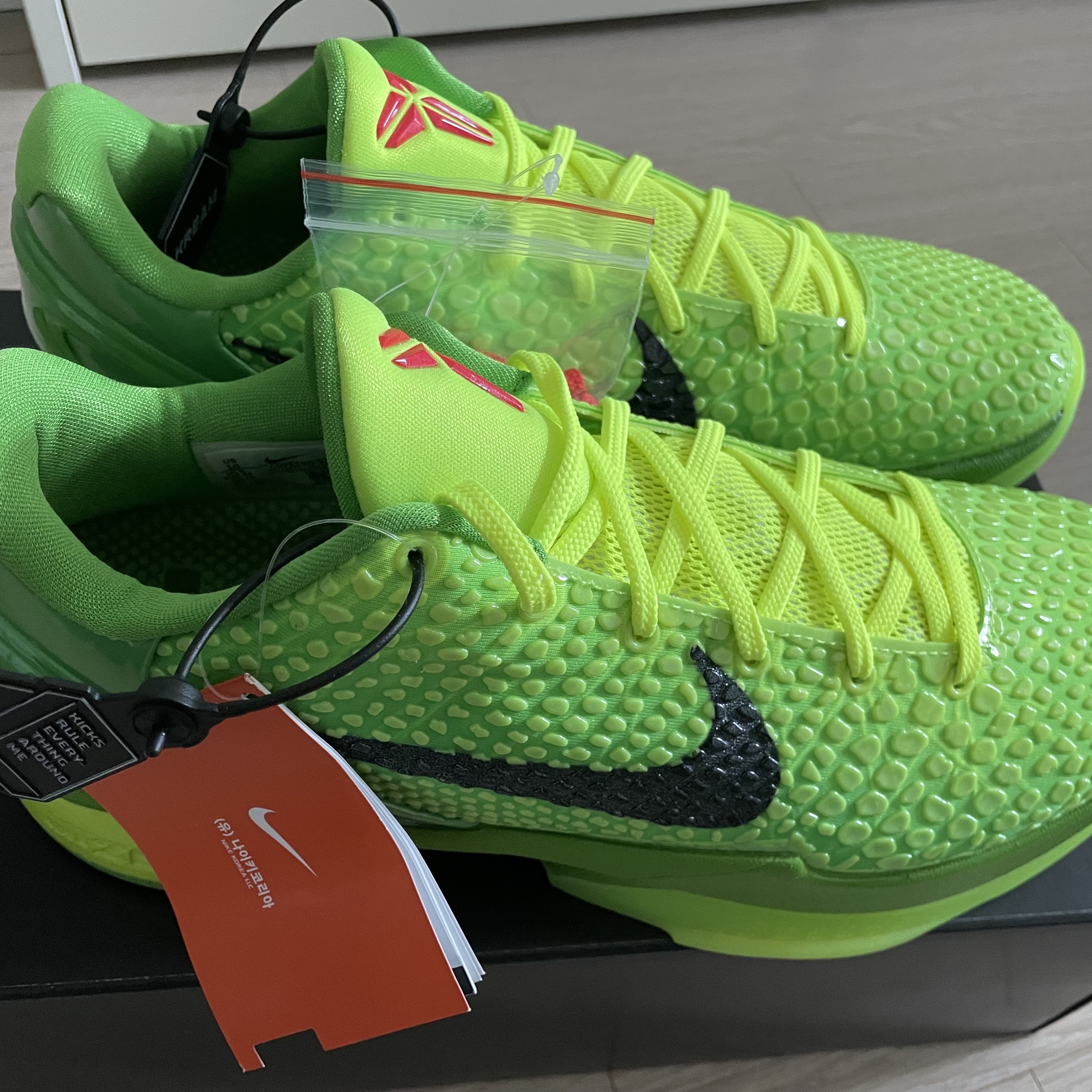 Nike Kobe 6 Protro Green Apple 착용 스타일 - 3