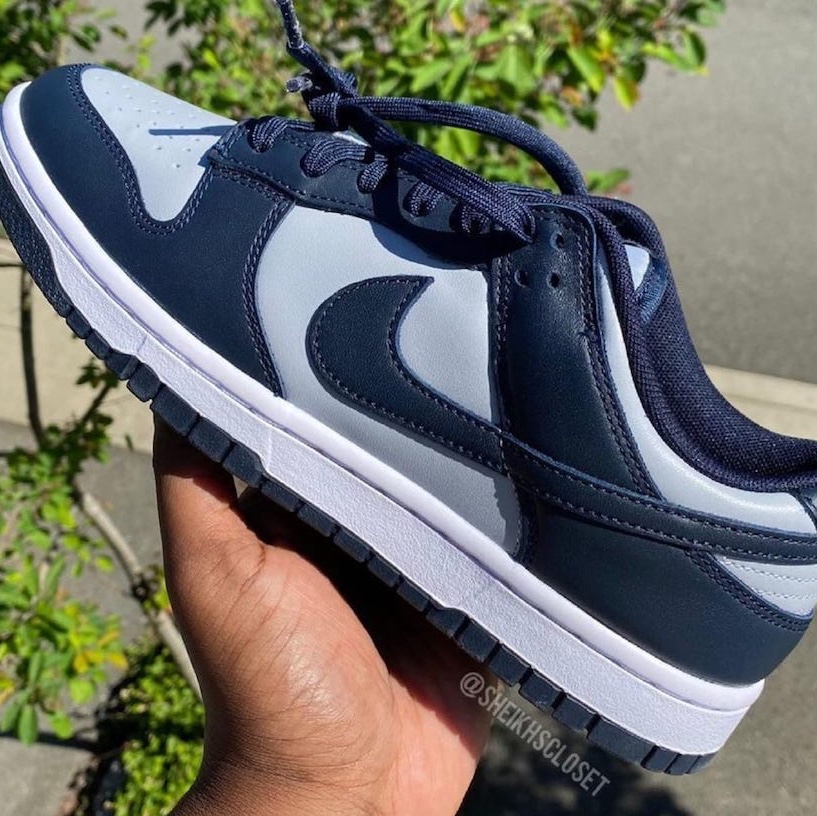 Nike Dunk High Premium SB Georgetown, (W) Nike Dunk Low SP College Navy 착용 스타일 - 2
