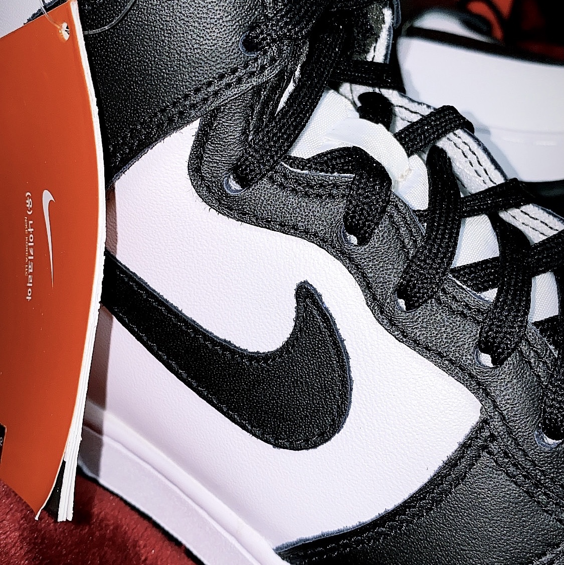 Nike Dunk High Retro Black and White, (W) Nike Dunk High Black and White 착용 스타일 - 3