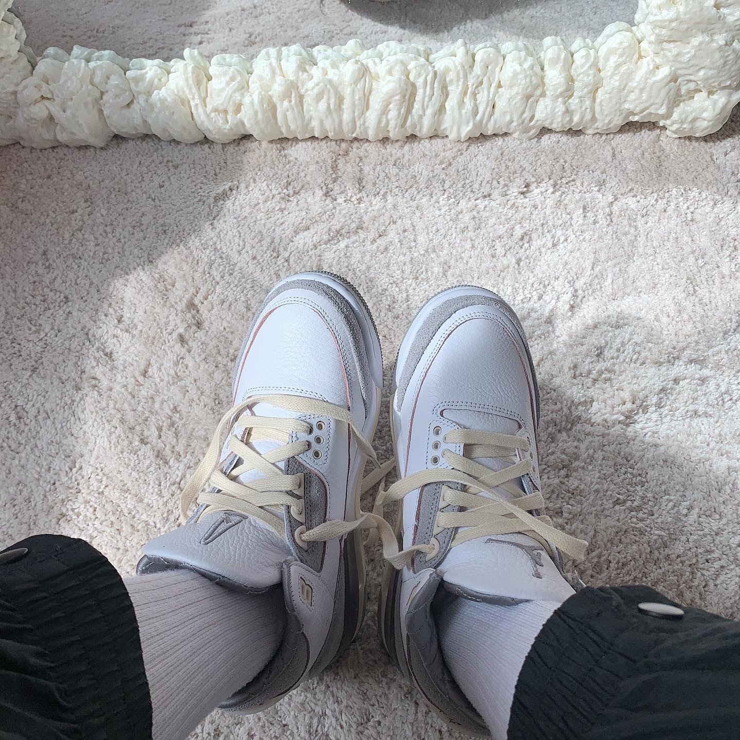 (W) Jordan 3 x A Ma Maniere Retro SP 착용 스타일 - 4