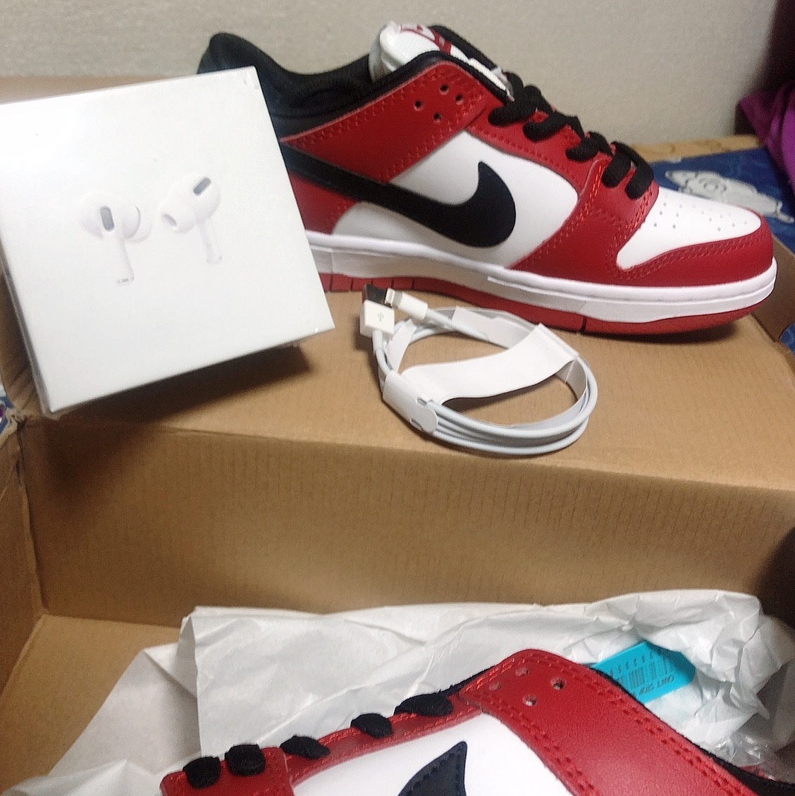 Nike SB Dunk Low Pro Chicago ์ฐฉ์ฉ ์คํ์ผ