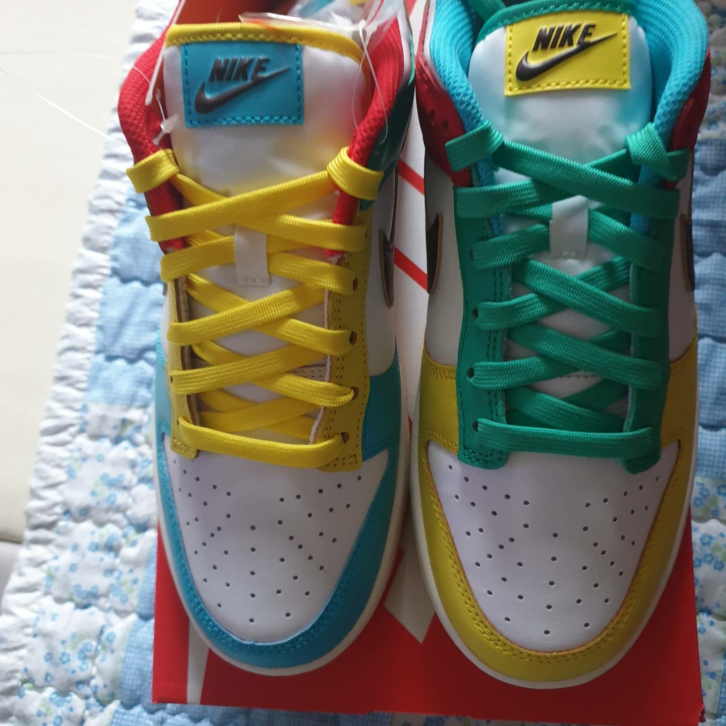 Nike Dunk Low SE Free.99 White 착용 스타일 - 1