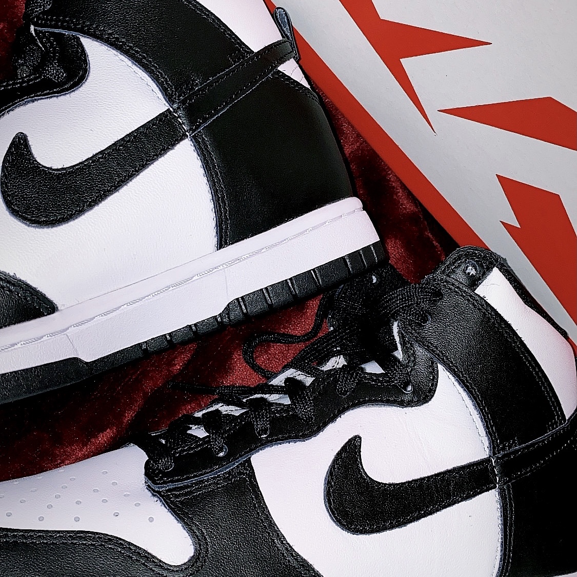 Nike Dunk High Retro Black and White, (W) Nike Dunk High Black and White 착용 스타일 - 5