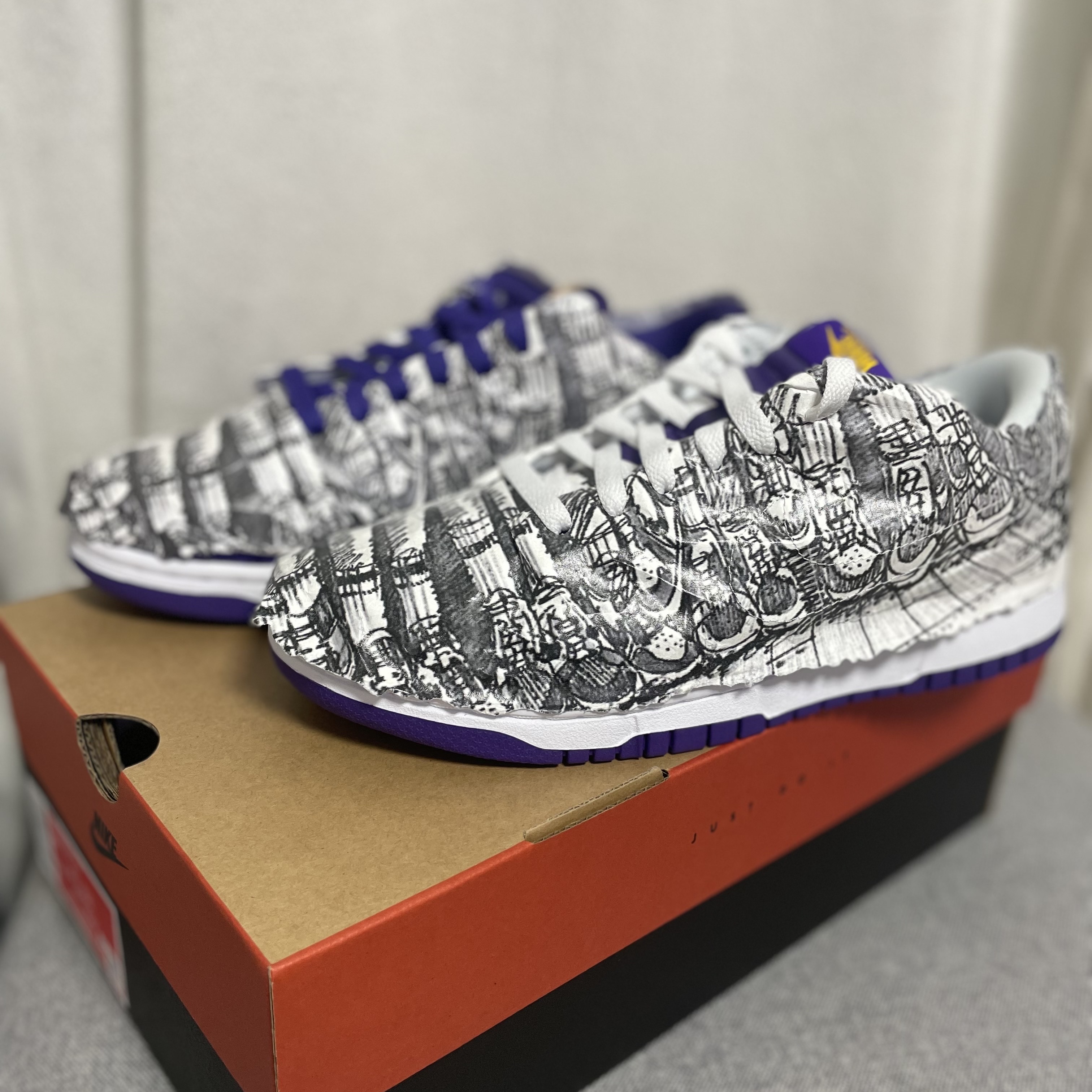 (W) Nike Dunk Low SE Flip 착용 스타일