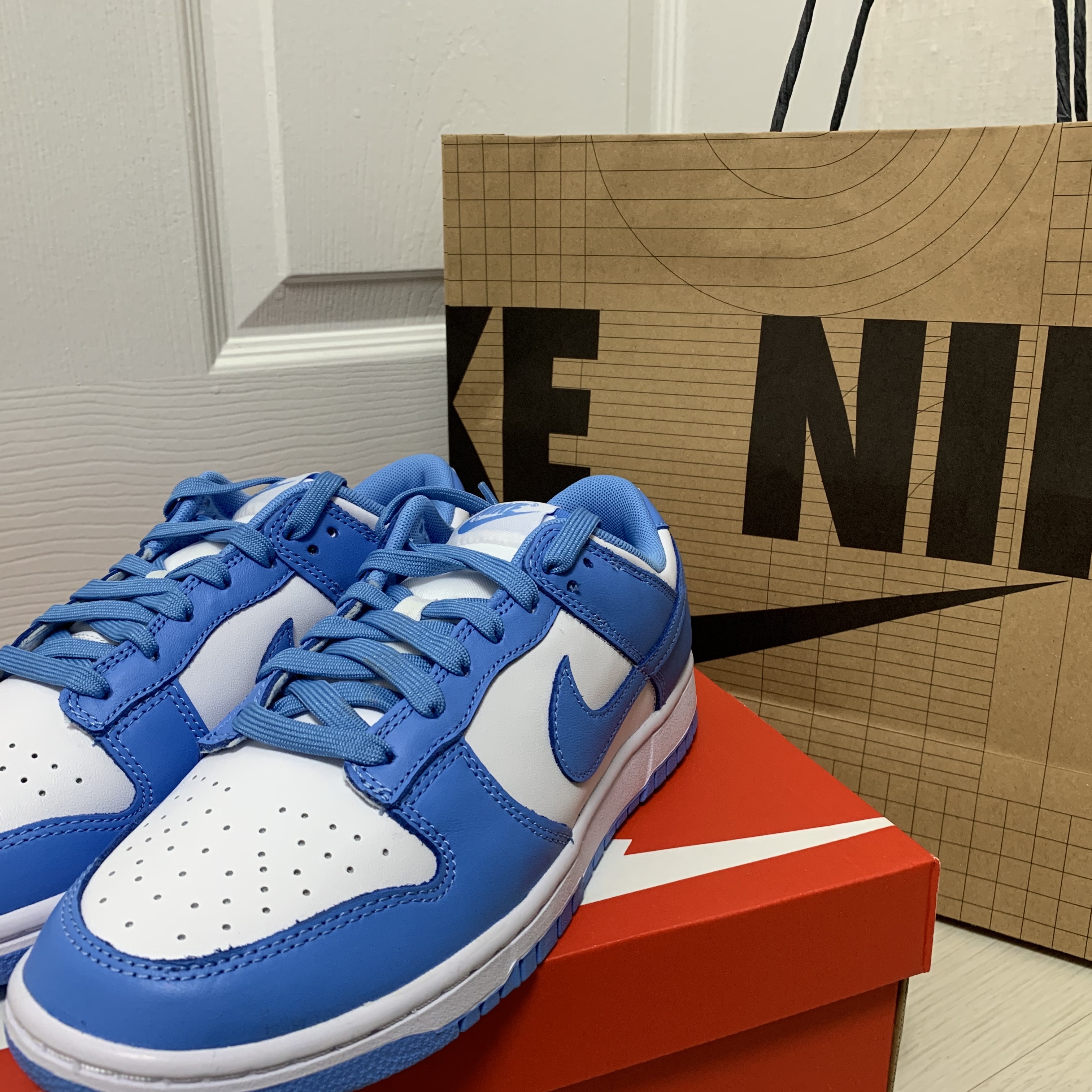 Nike Dunk Low Retro University Blue 착용 스타일