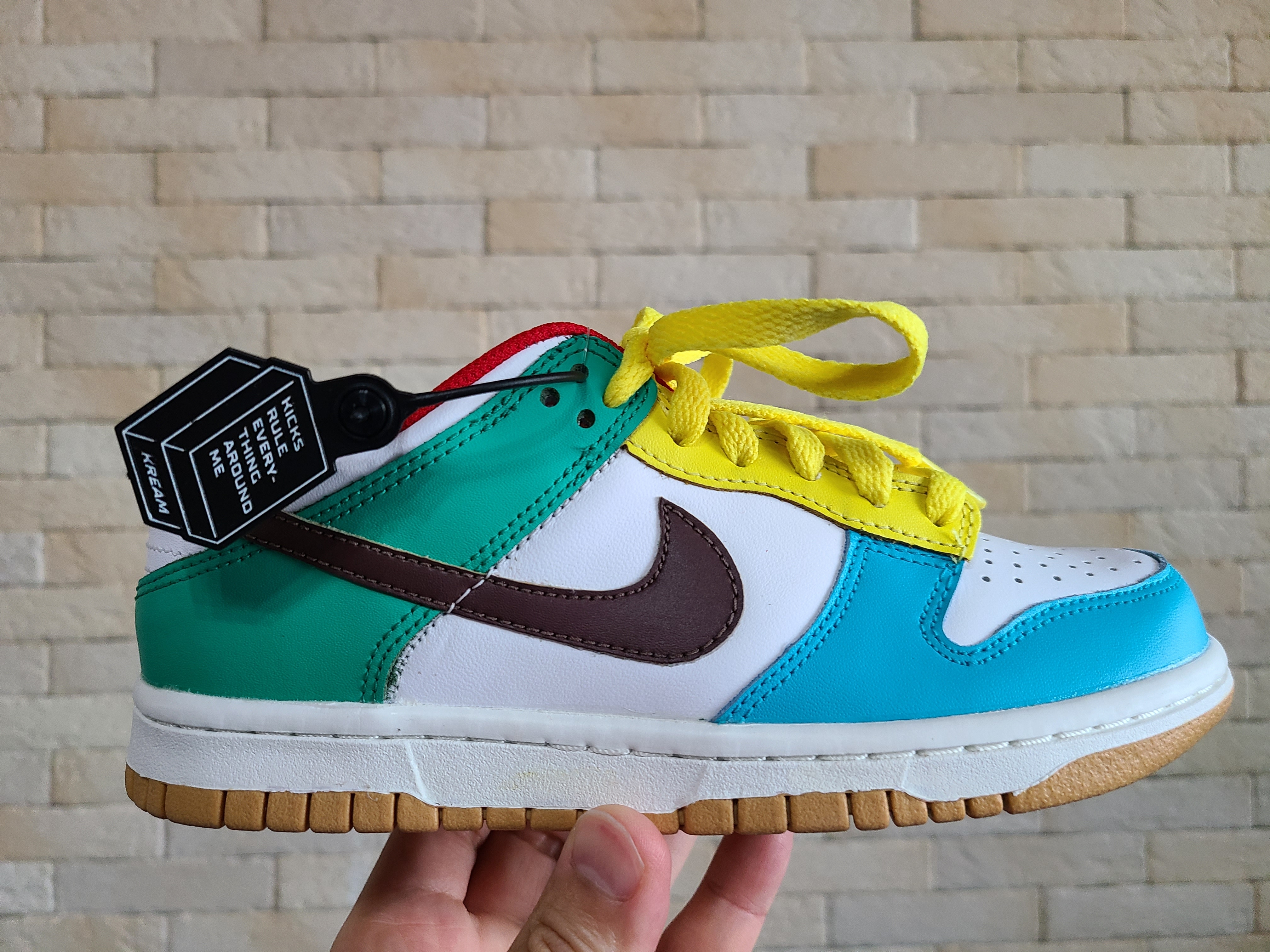 (GS) Nike Dunk Low SE Free.99 White, (W) Nike Dunk Low SE Flip 착용 스타일 - 3