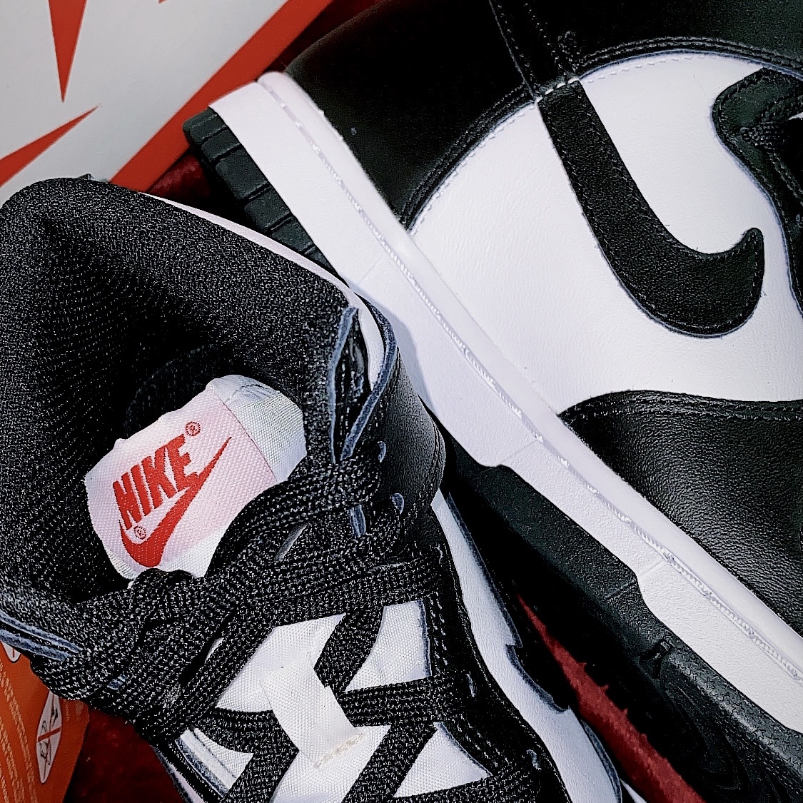 Nike Dunk High Retro Black and White, (W) Nike Dunk High Black and White 착용 스타일 - 4
