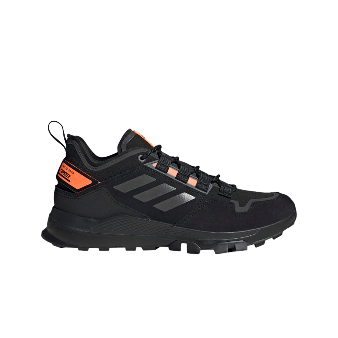 아디다스 테렉스 힉스터 로우 블랙 시그널 오렌지(Adidas Terrex Hikster Low Black Signal Orange)