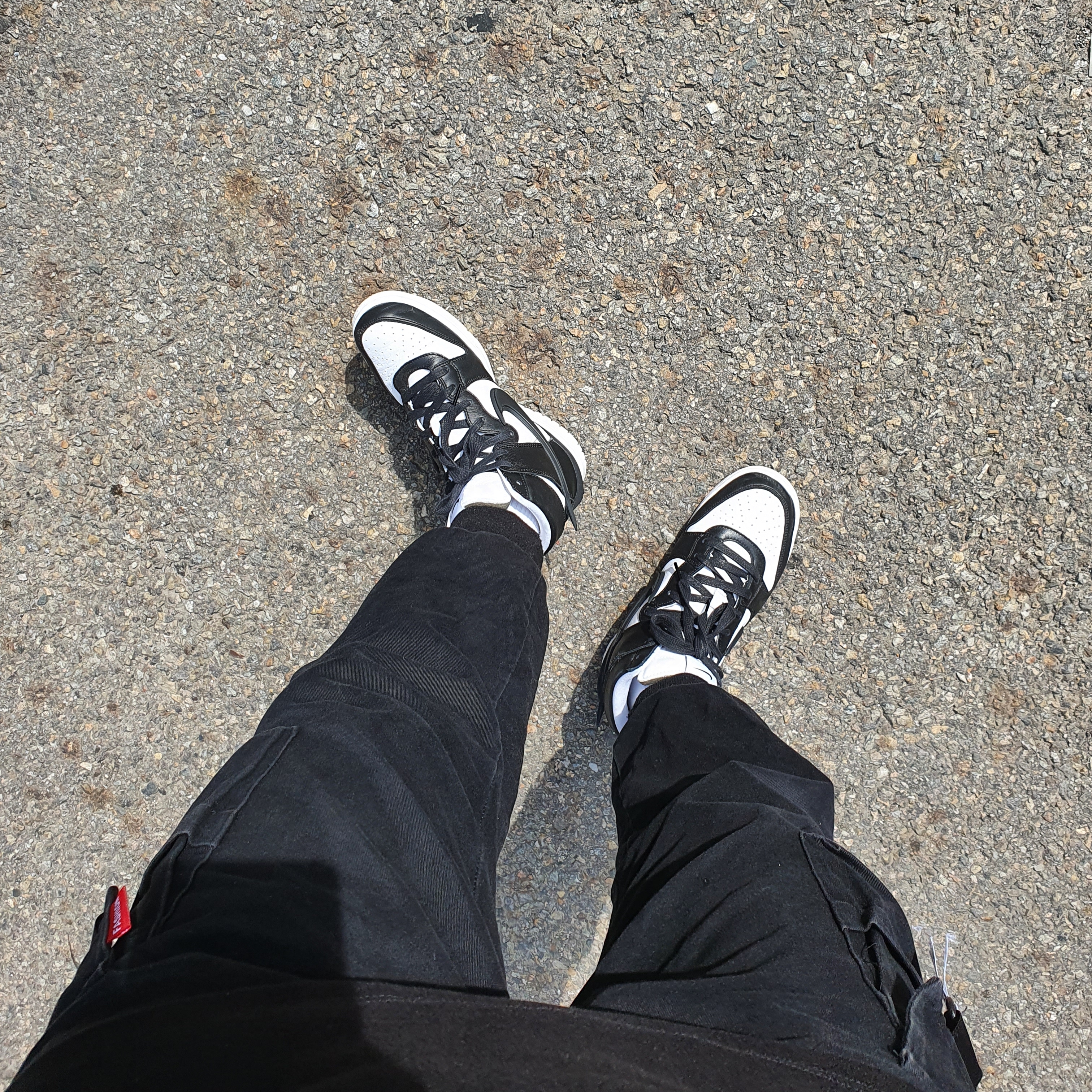 Nike x Ambush Dunk High Black 착용 스타일 - 2